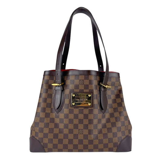 Louis Vuitton Hampstead, Brown, Canvas, shoulder