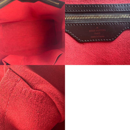 Louis Vuitton Hampstead, Brown, Canvas, shoulder