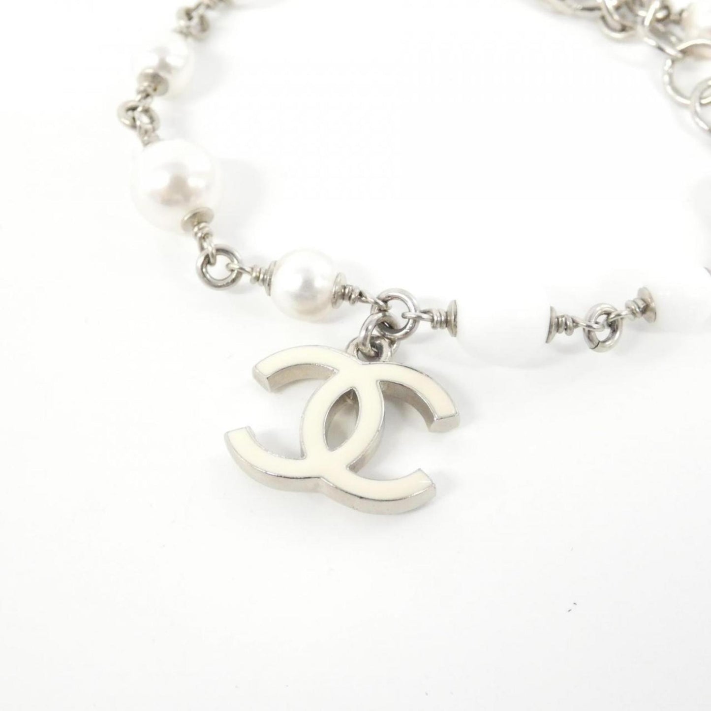 Chanel Coco Mark, Silver, Metal, bracelet