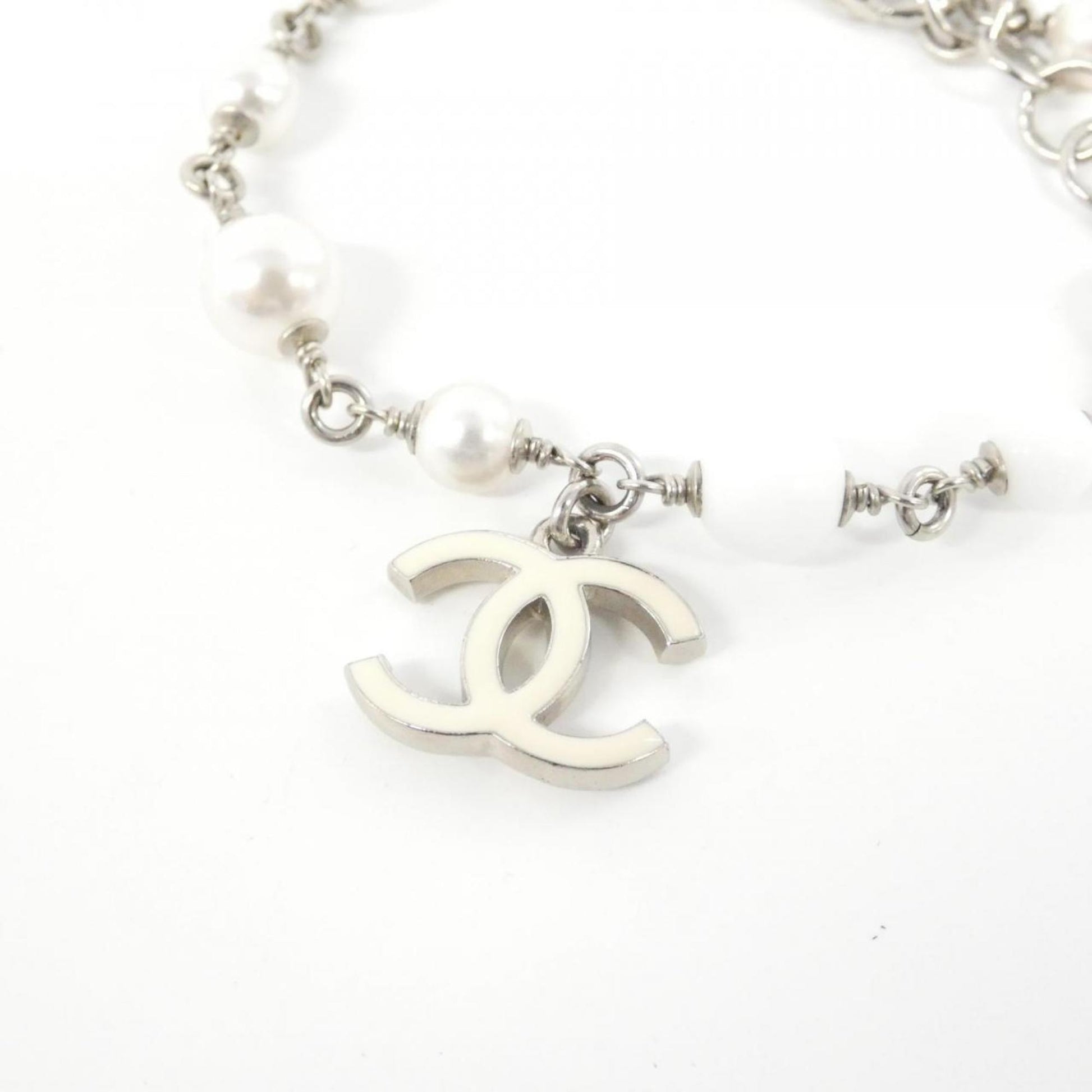 Chanel Coco Mark, Silver, Metal, bracelet