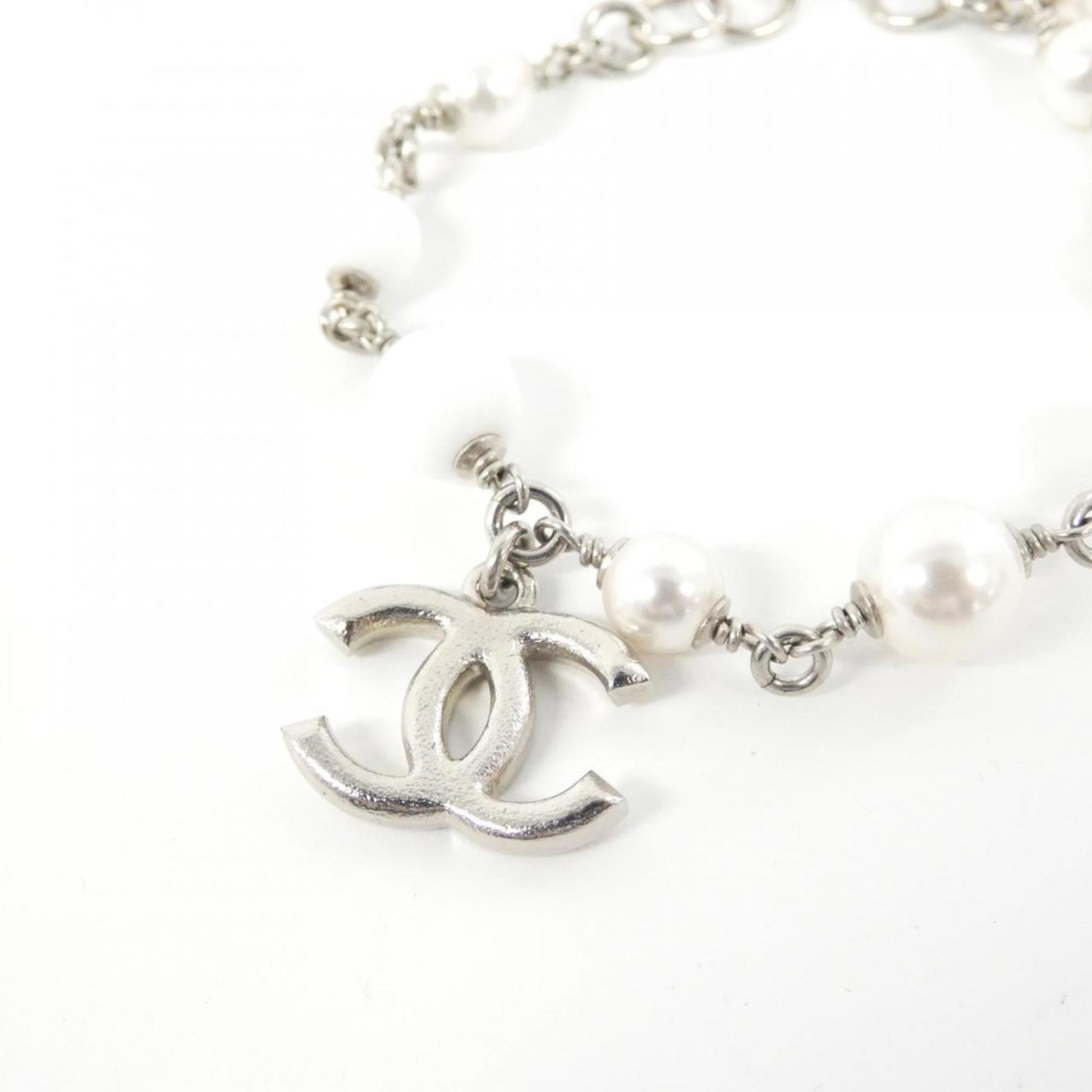 Chanel Coco Mark, Silver, Metal, bracelet