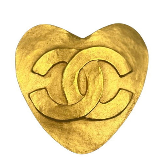 Chanel Coco Mark, Gold, Gold Plated, brooch