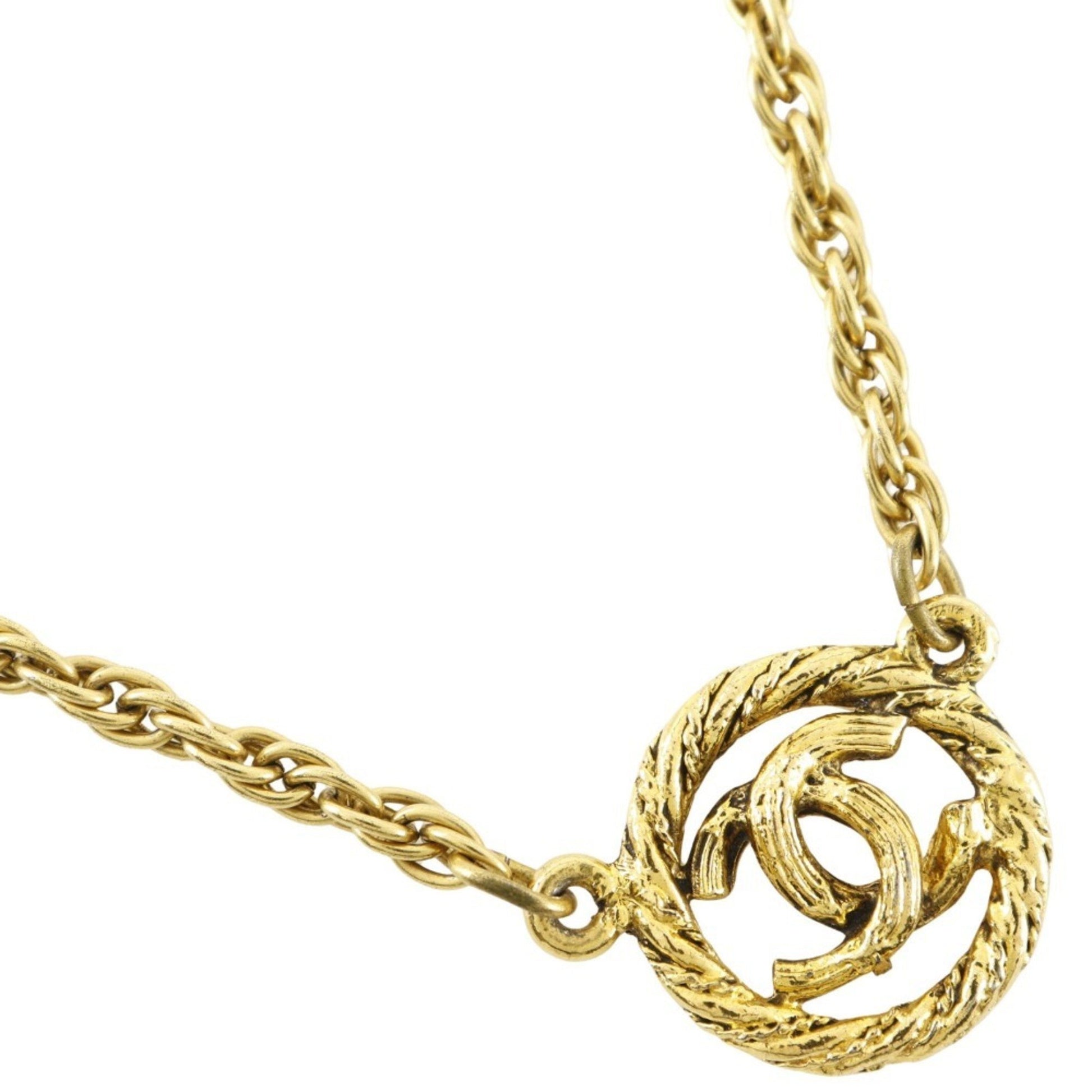 Chanel Coco Mark, Gold, Gold Plated, necklace