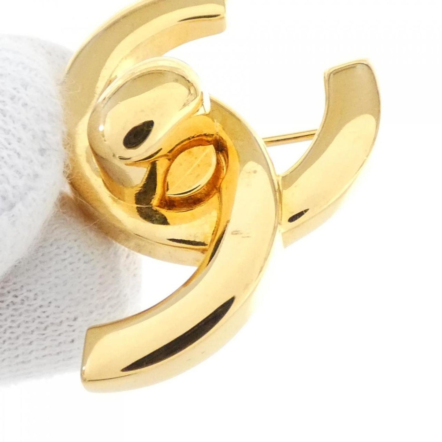 Chanel Coco Mark, Gold, Gold Plated, brooch