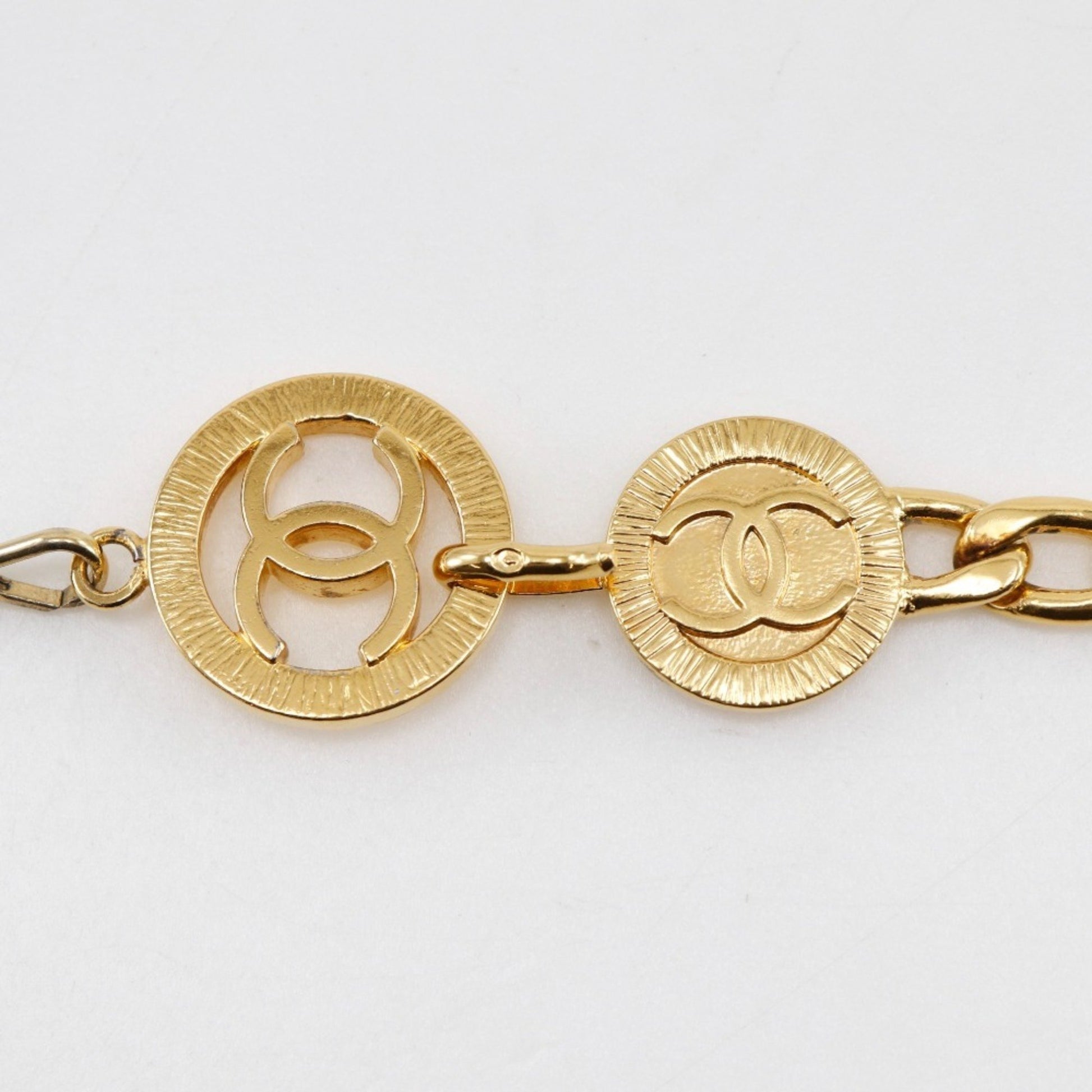 Chanel Coco Mark, Gold, Gold Plated, belt