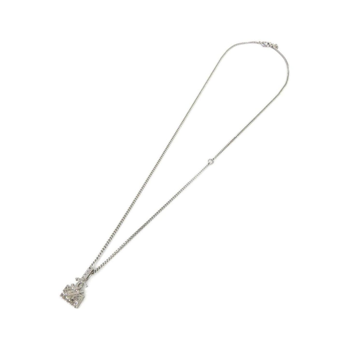 Chanel Coco Mark, Silver, Metal, necklace