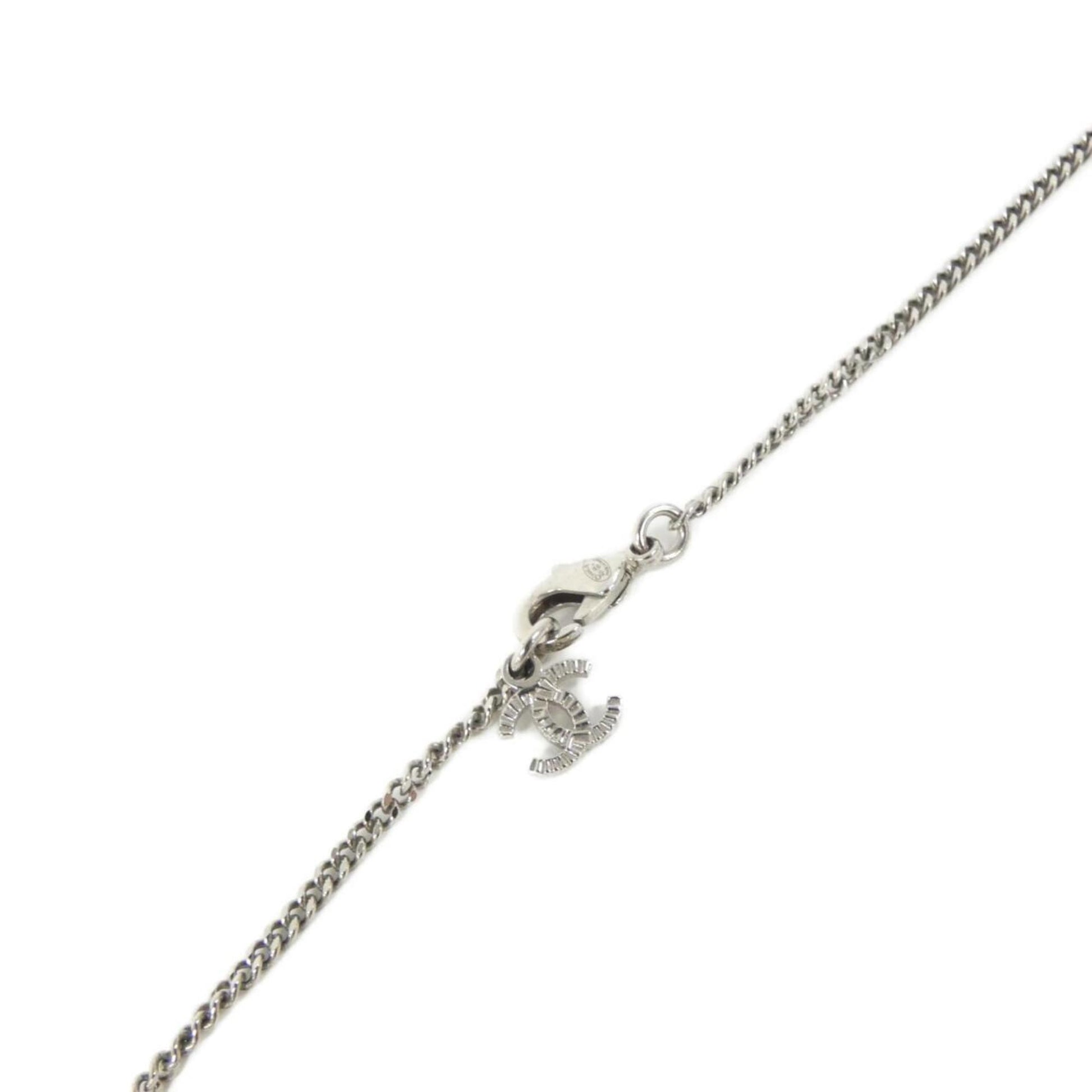 Chanel Coco Mark, Silver, Metal, necklace