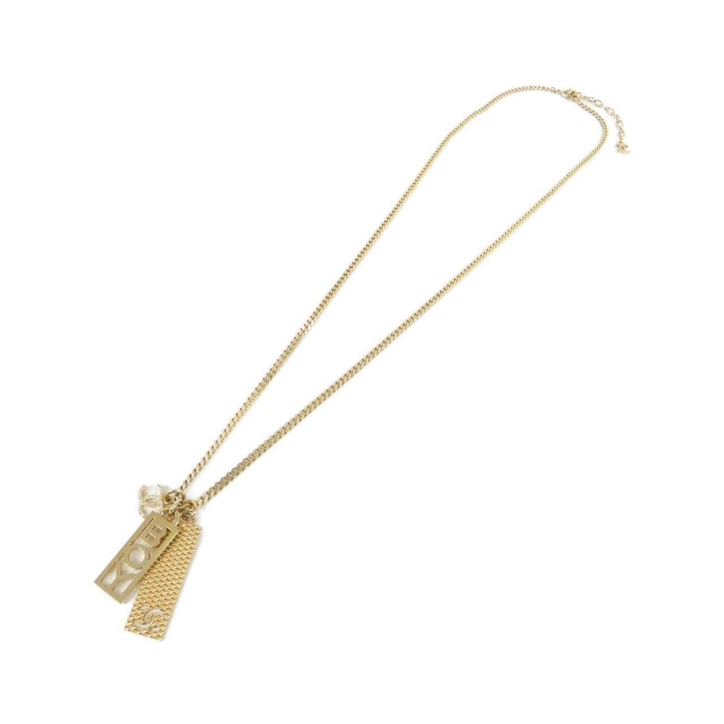 Chanel Boy, Gold, Gold Plated, necklace