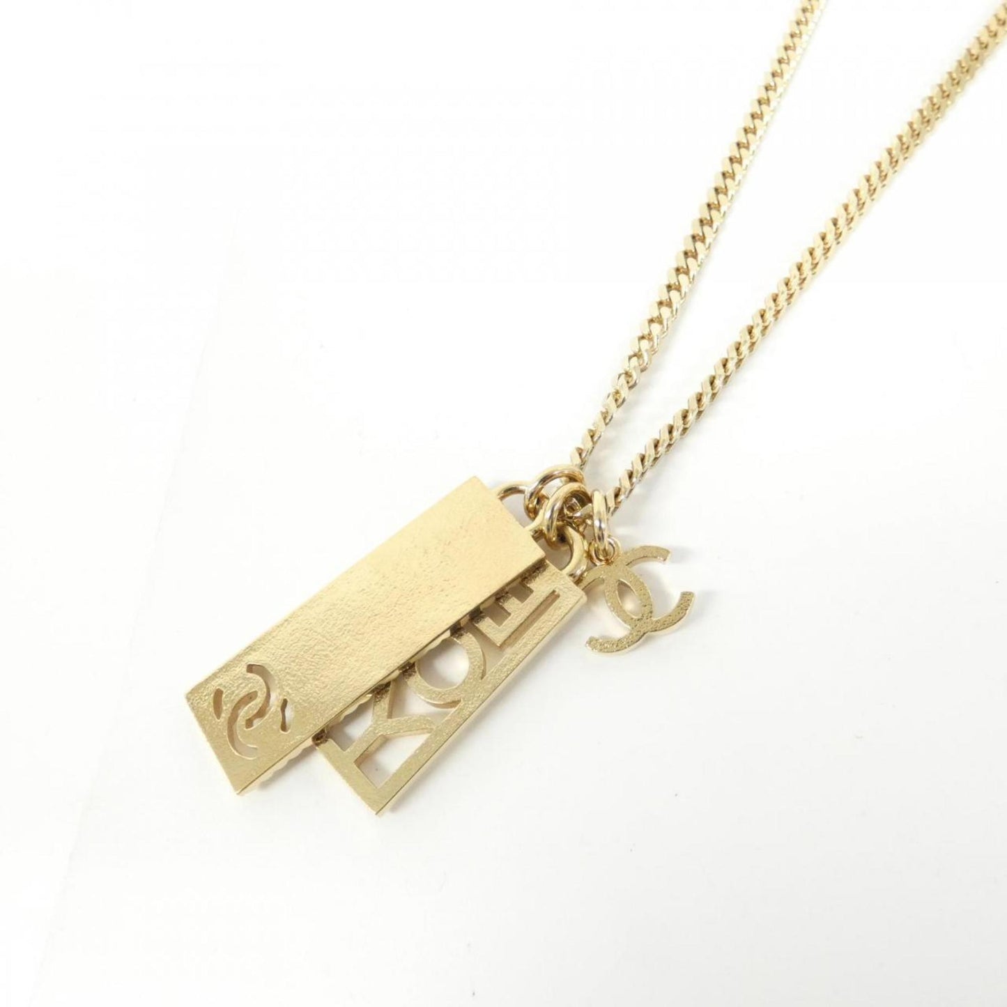 Chanel Boy, Gold, Gold Plated, necklace