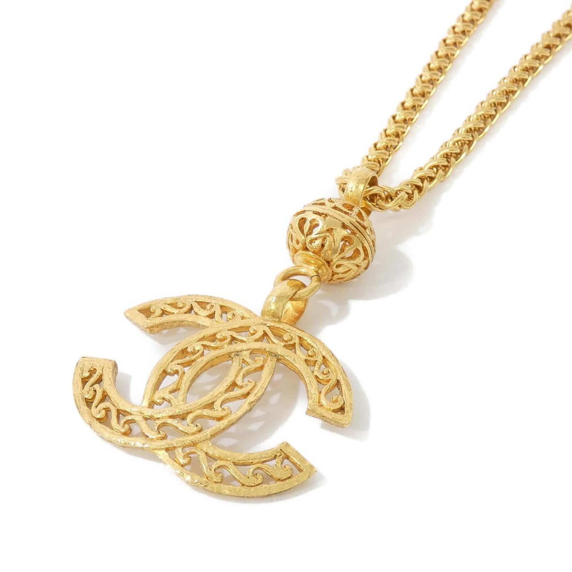 Chanel Coco Mark, Gold, Gold Plated, necklace