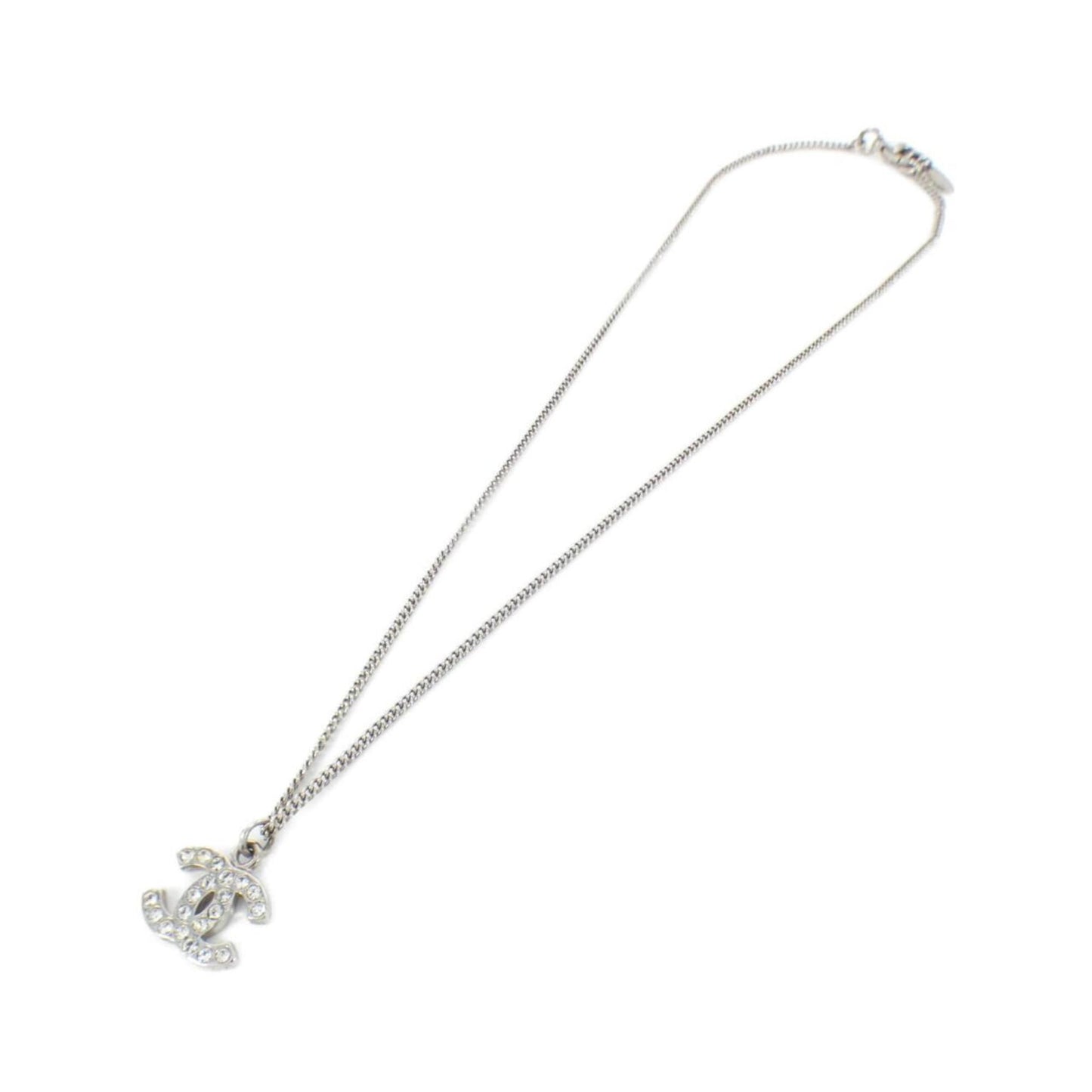 Chanel Coco Mark, Silver, Metal, necklace