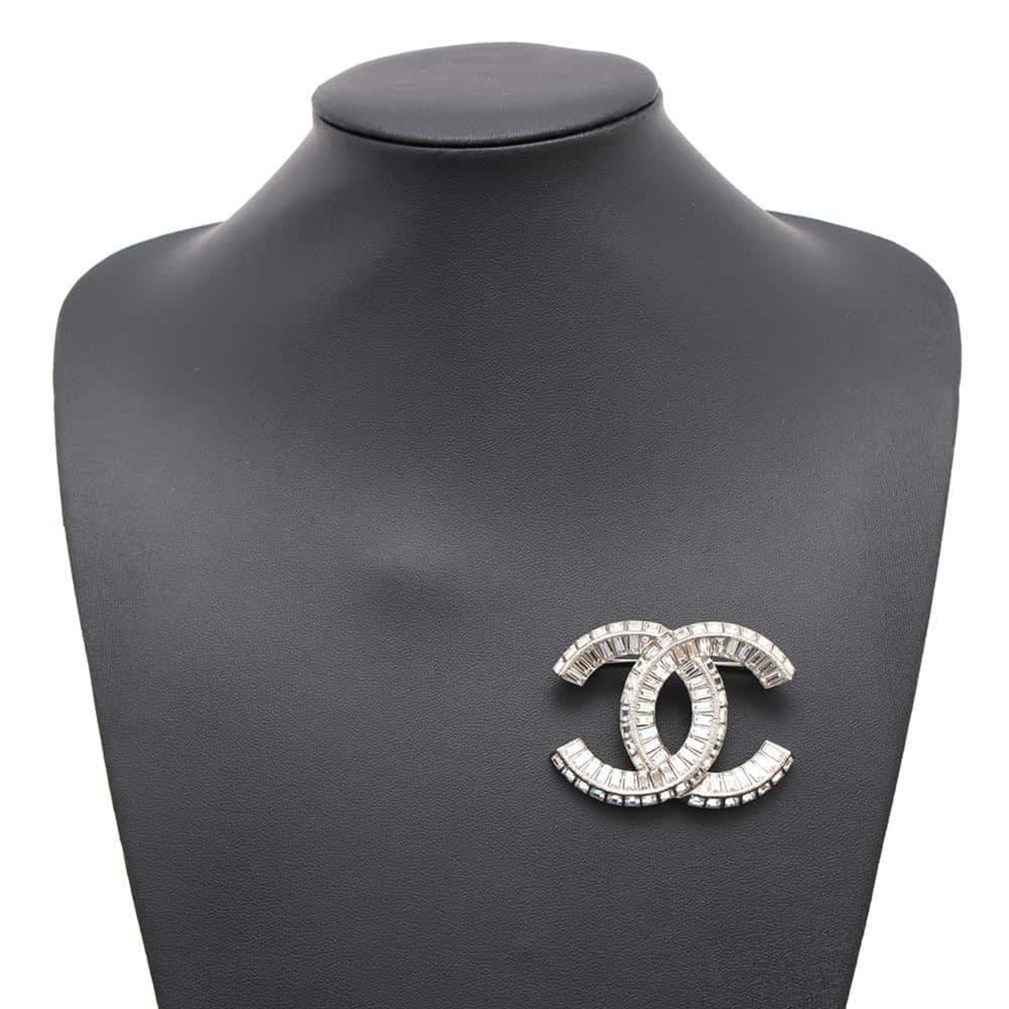 Chanel Coco Mark, Silver, Metal, brooch