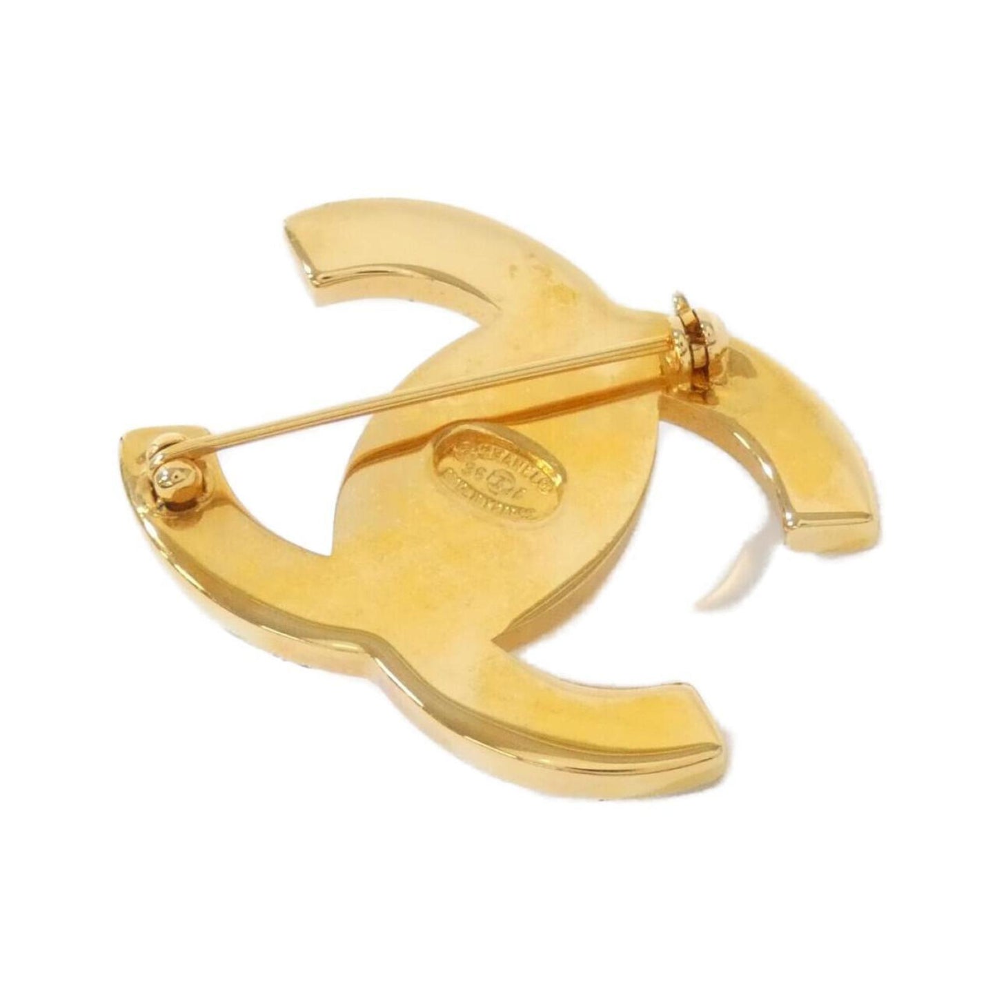 Chanel Coco Mark, Gold, Gold Plated, brooch