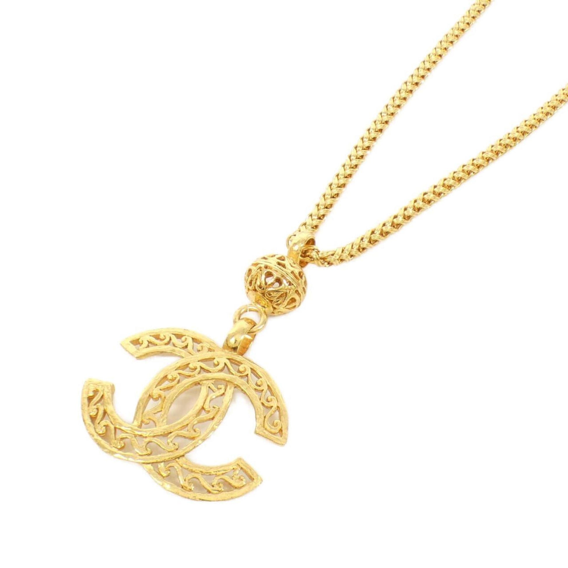 Chanel Coco Mark, Gold, Gold Plated, necklace