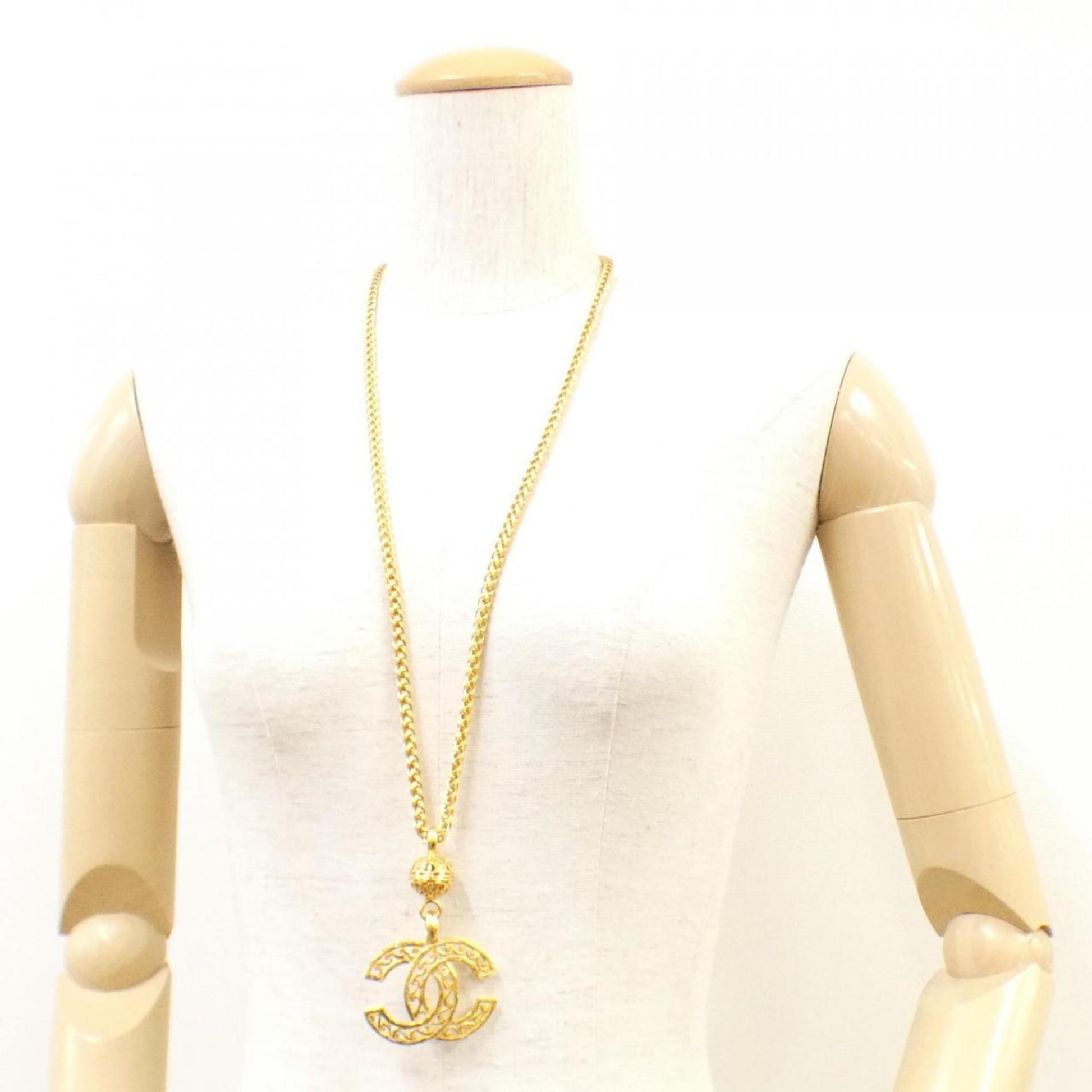 Chanel Coco Mark, Gold, Gold Plated, necklace