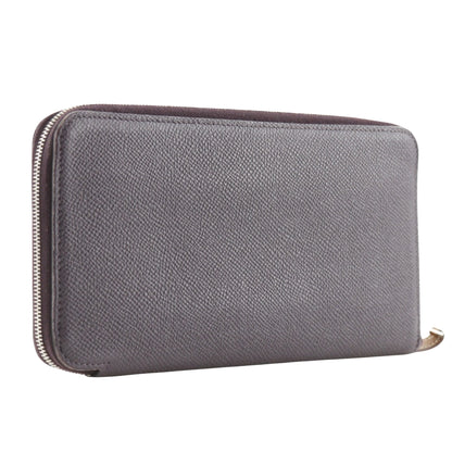 Hermès, Purple, Leather, wallet