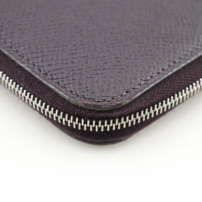 Hermès, Purple, Leather, wallet