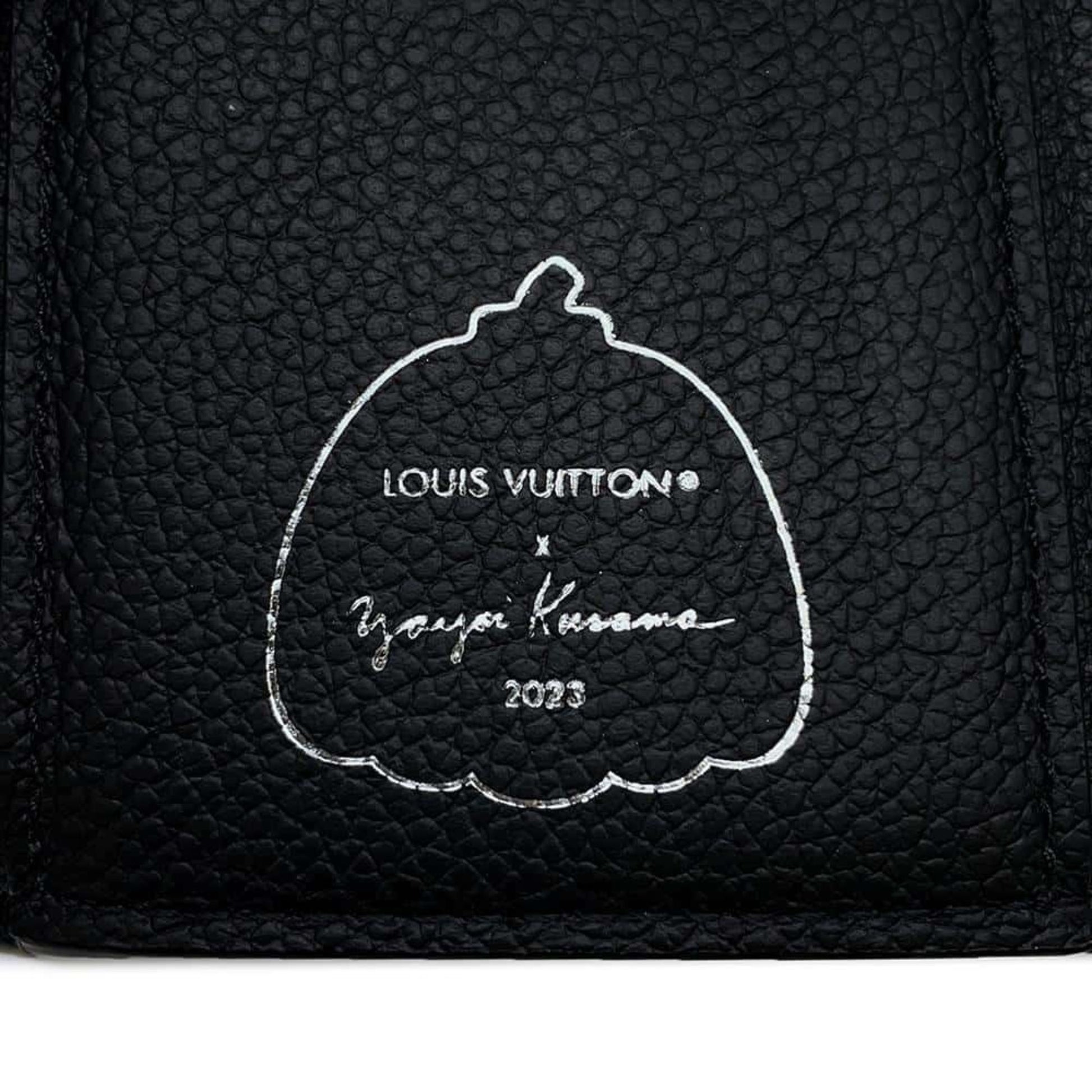 Louis Vuitton Victorine, Black, Leather, wallet