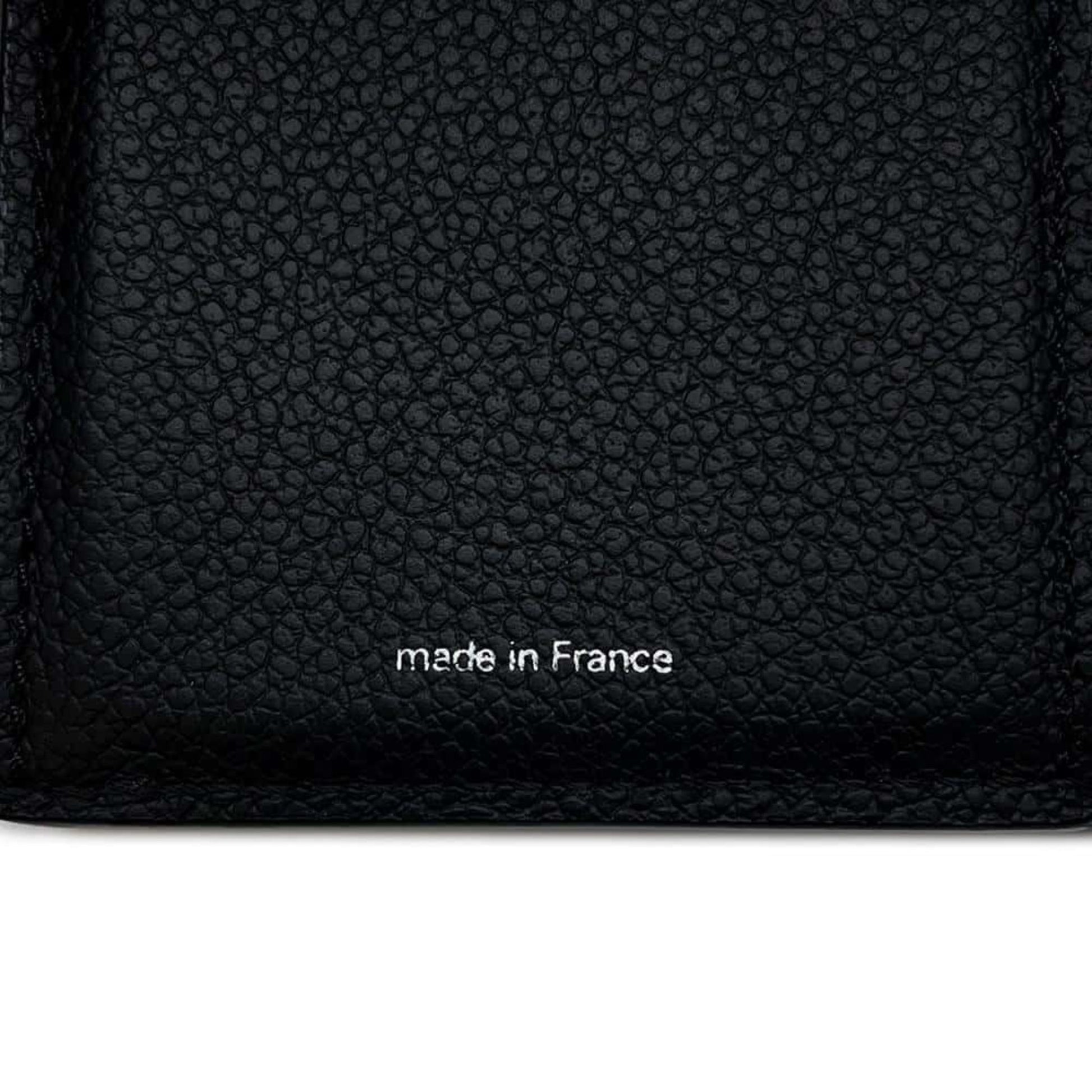 Louis Vuitton Victorine, Black, Leather, wallet