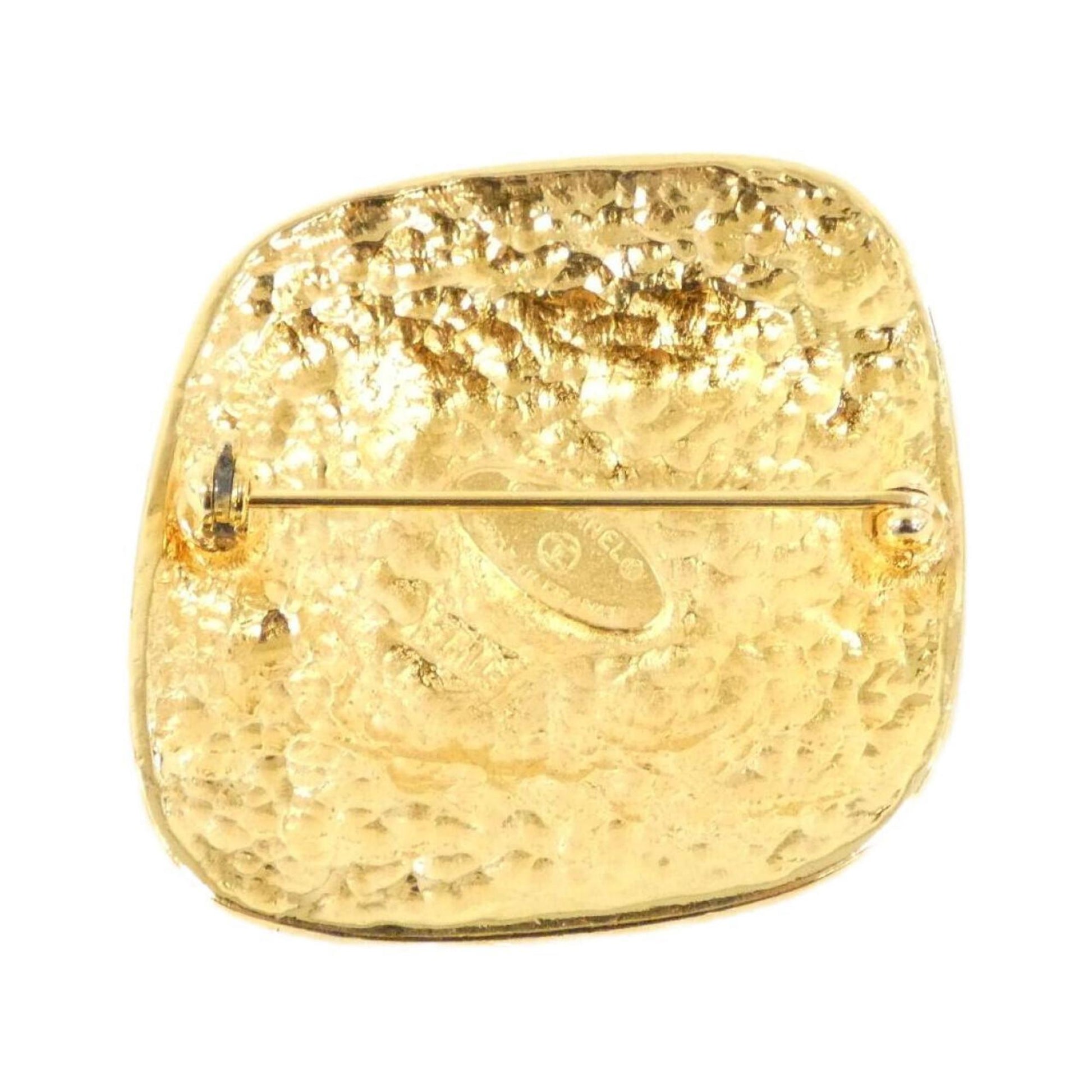 Chanel Coco Mark, Gold, Gold Plated, brooch