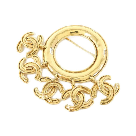 Chanel Coco Mark, Gold, Gold Plated, brooch