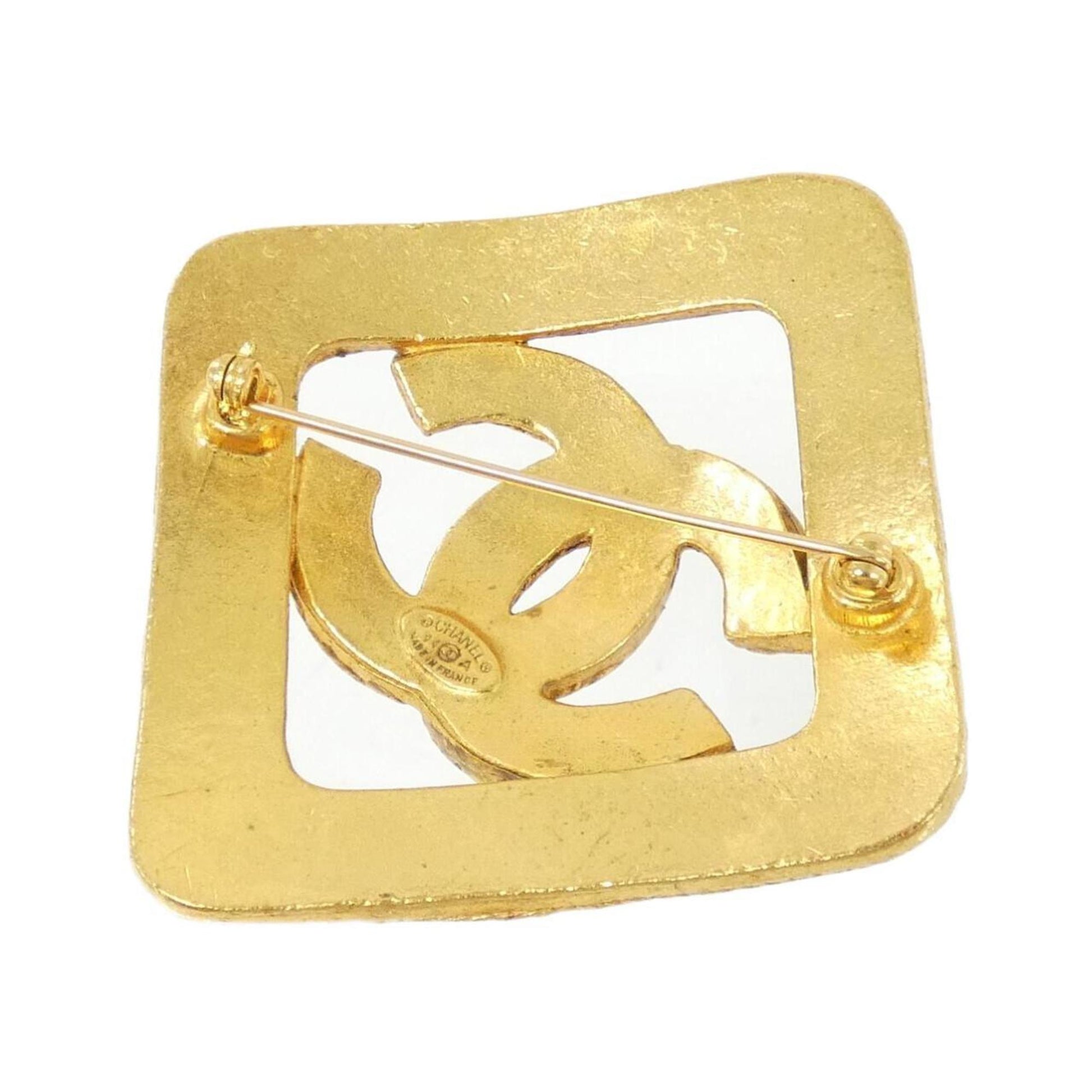 Chanel Coco Mark, Gold, Gold Plated, brooch