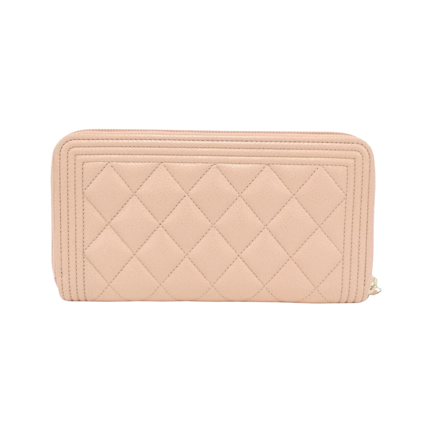 Chanel Boy, Pink, Leather, wallet