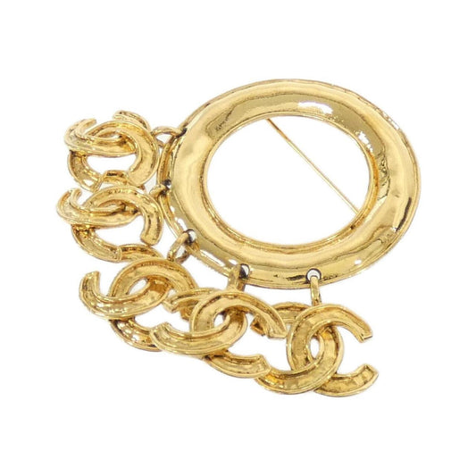 Chanel Coco Mark, Gold, Gold Plated, brooch