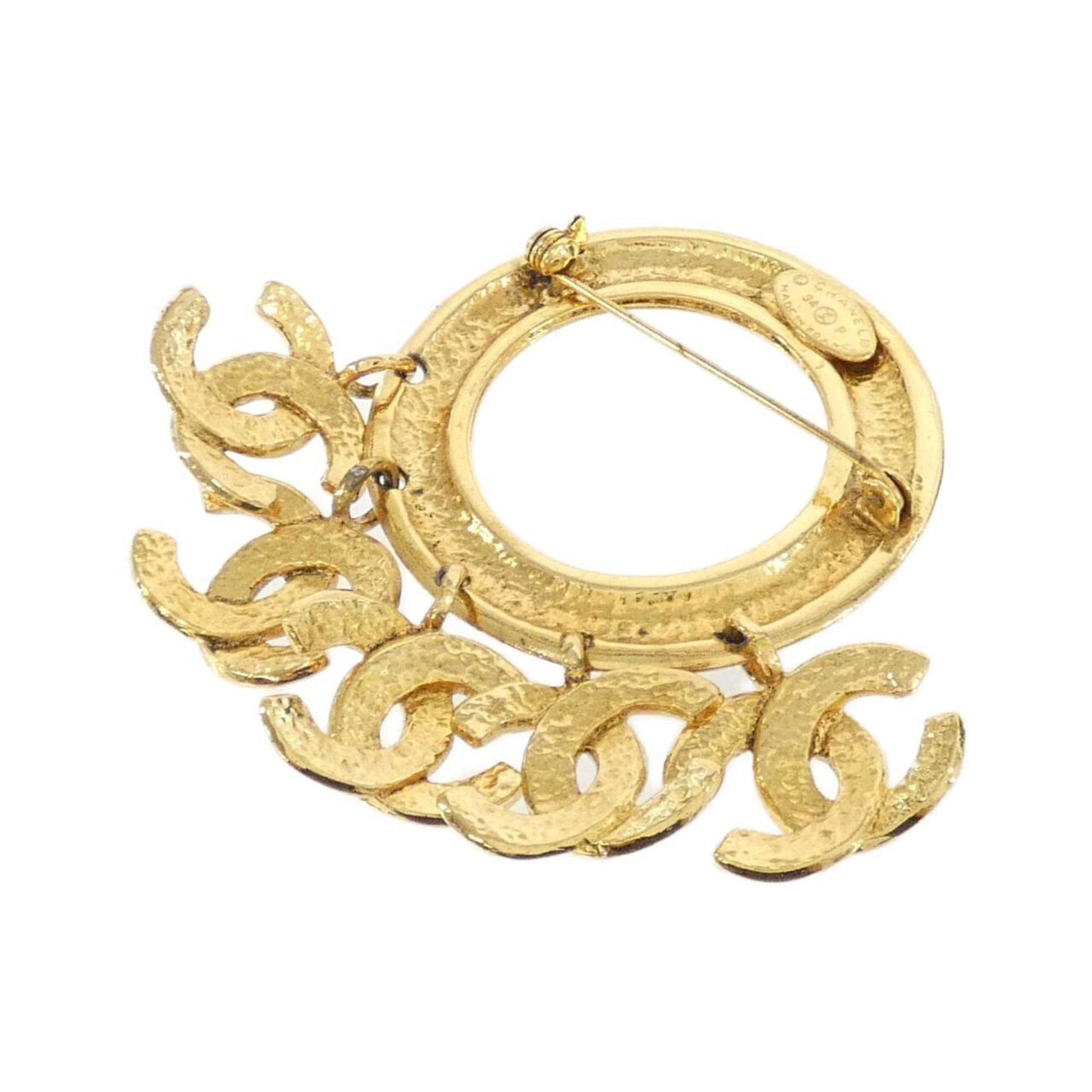 Chanel Coco Mark, Gold, Gold Plated, brooch