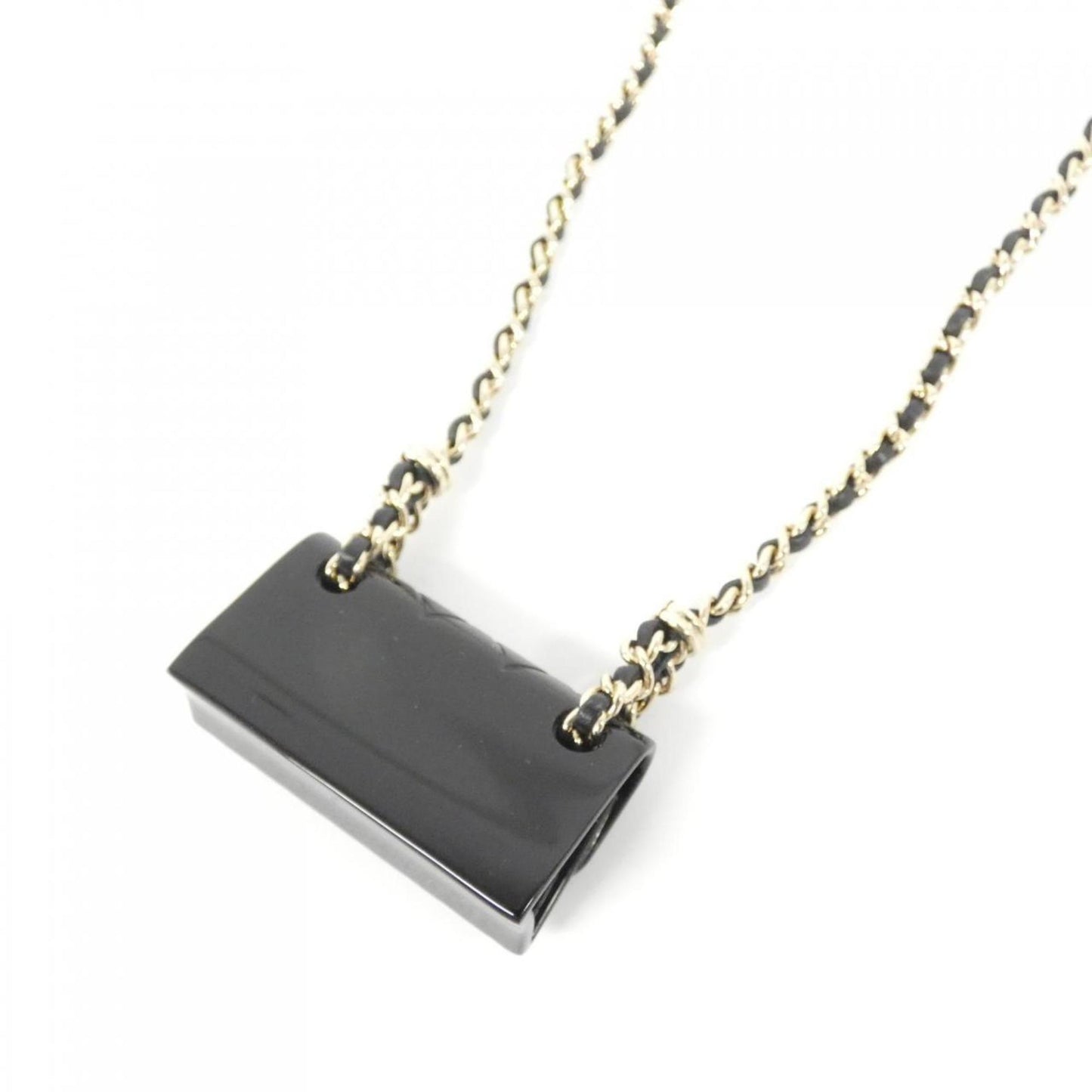 Chanel, Black, Leather, necklace