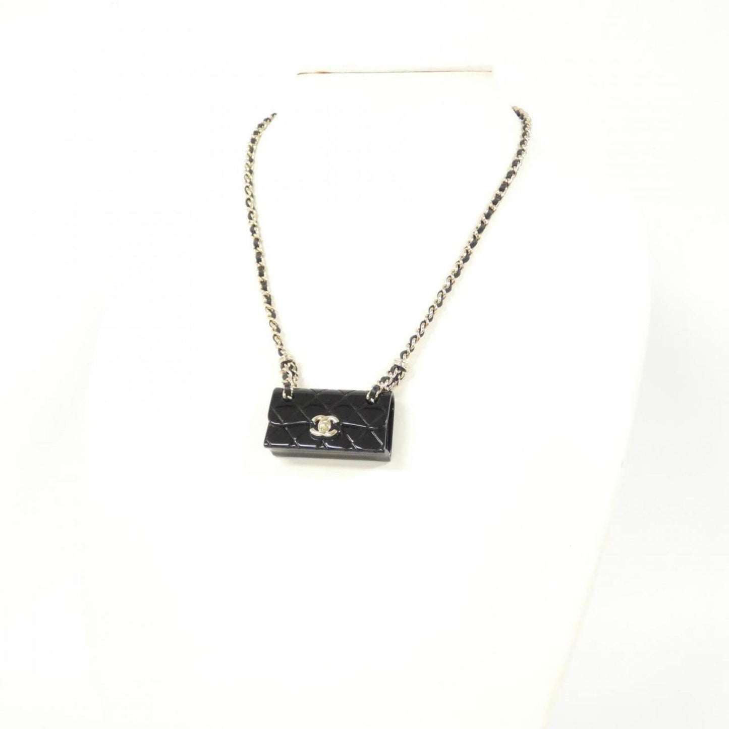 Chanel, Black, Leather, necklace