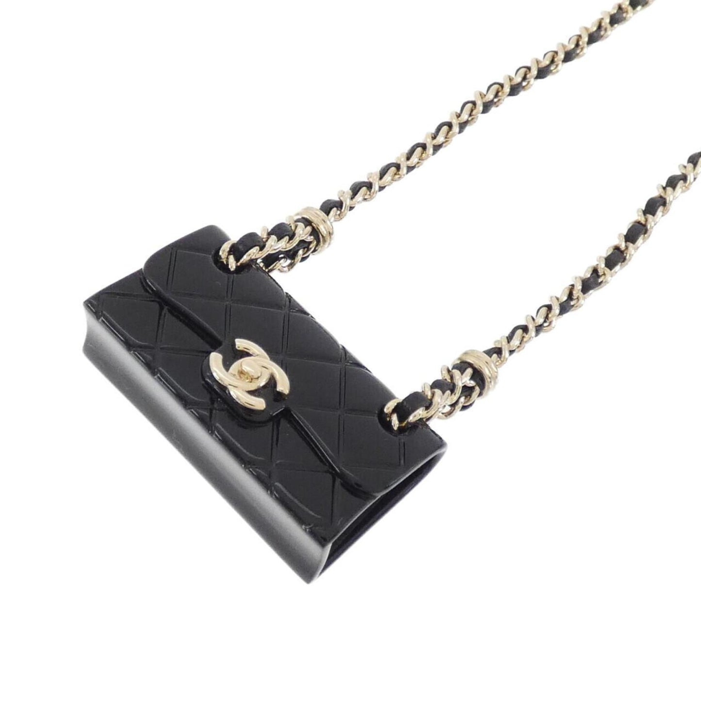 Chanel, Black, Leather, necklace