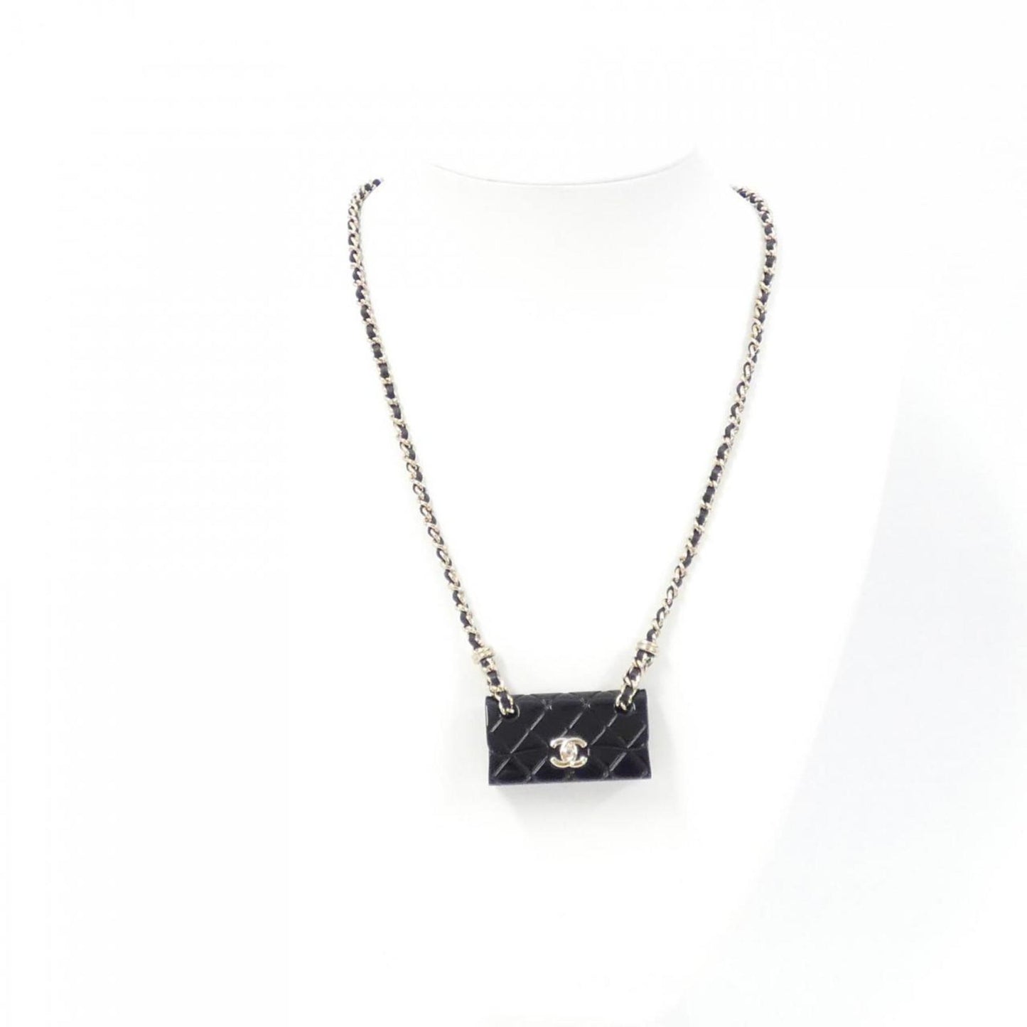 Chanel, Black, Leather, necklace