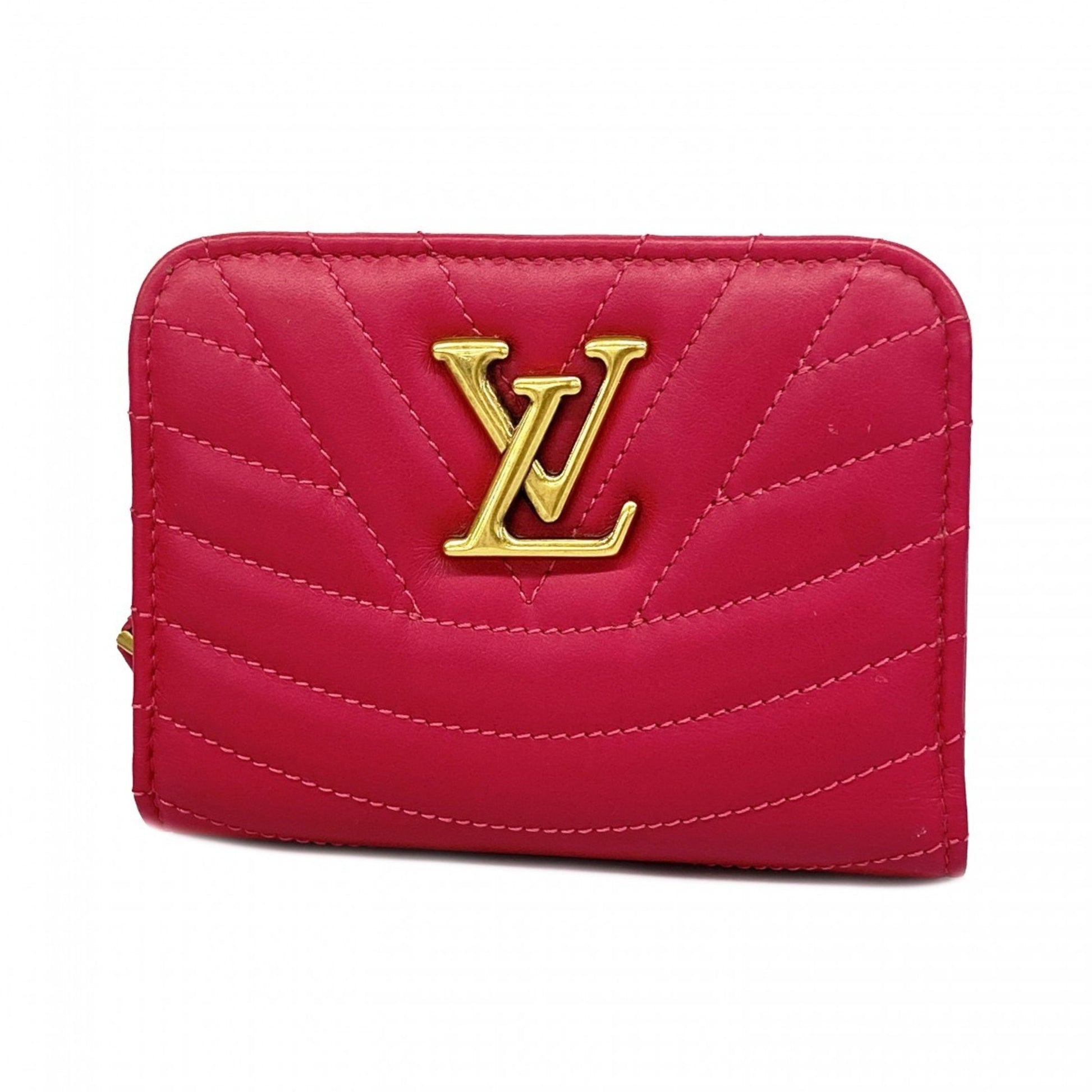 Louis Vuitton New Wave, Pink, Leather, wallet