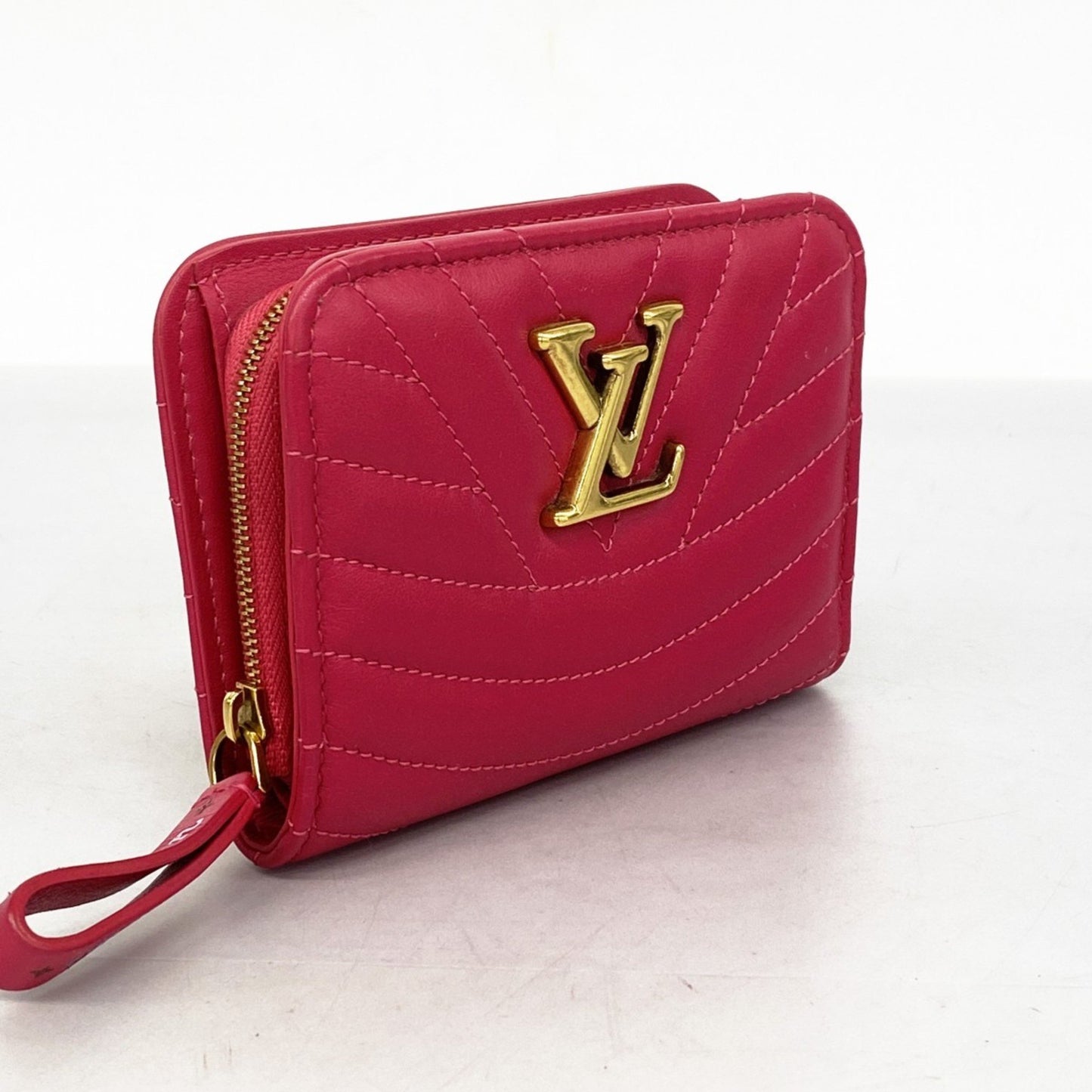 Louis Vuitton New Wave, Pink, Leather, wallet