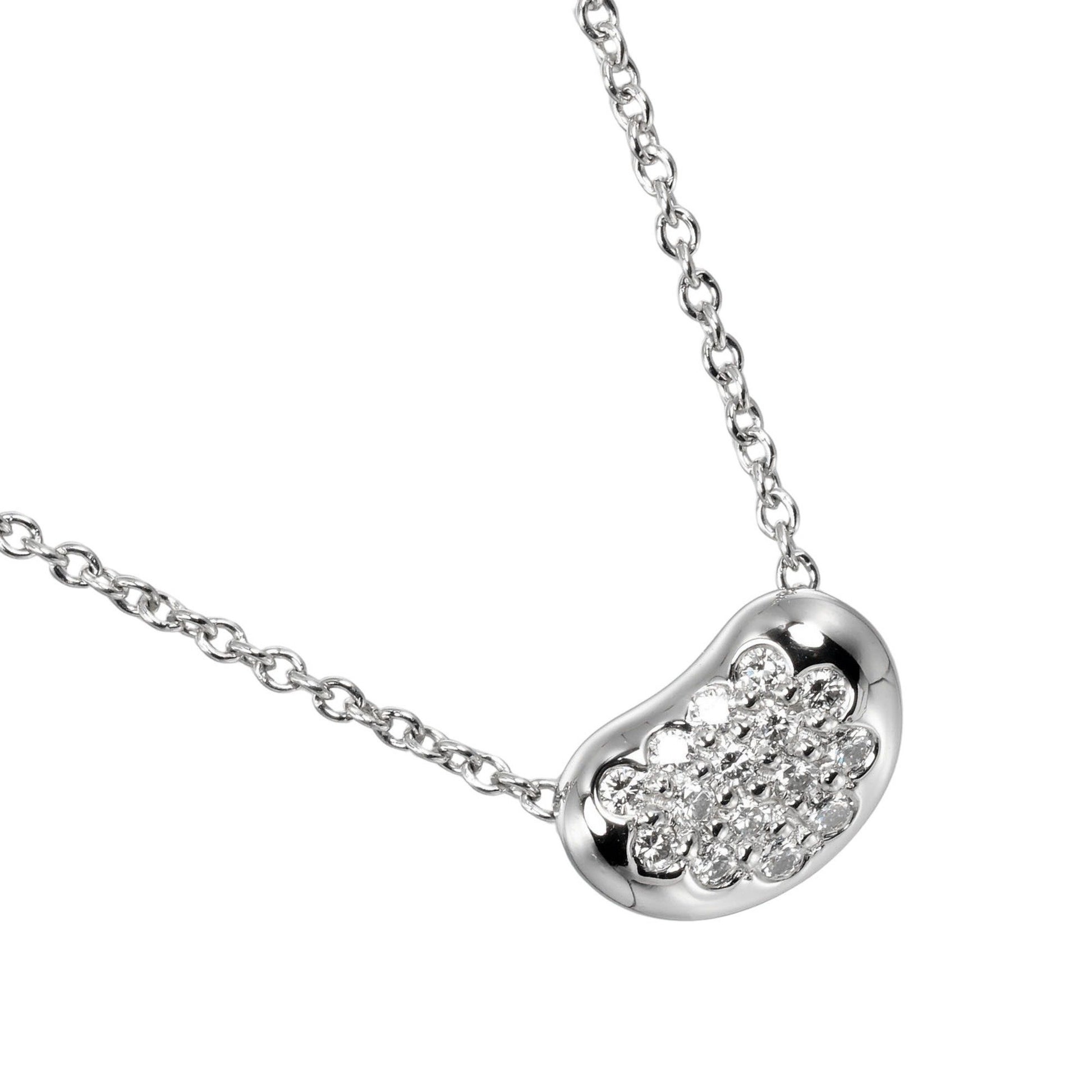 Tiffany & Co Beans, Silver, Platinum, necklace