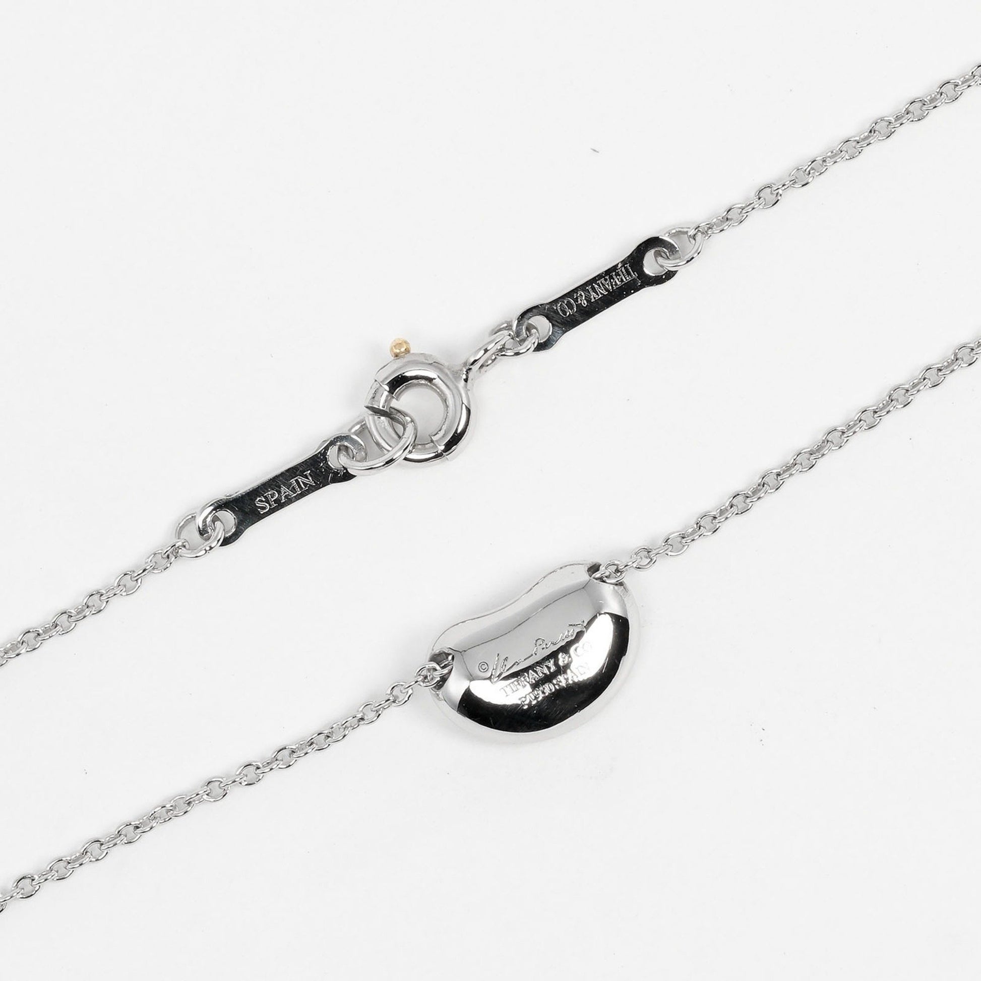 Tiffany & Co Beans, Silver, Platinum, necklace