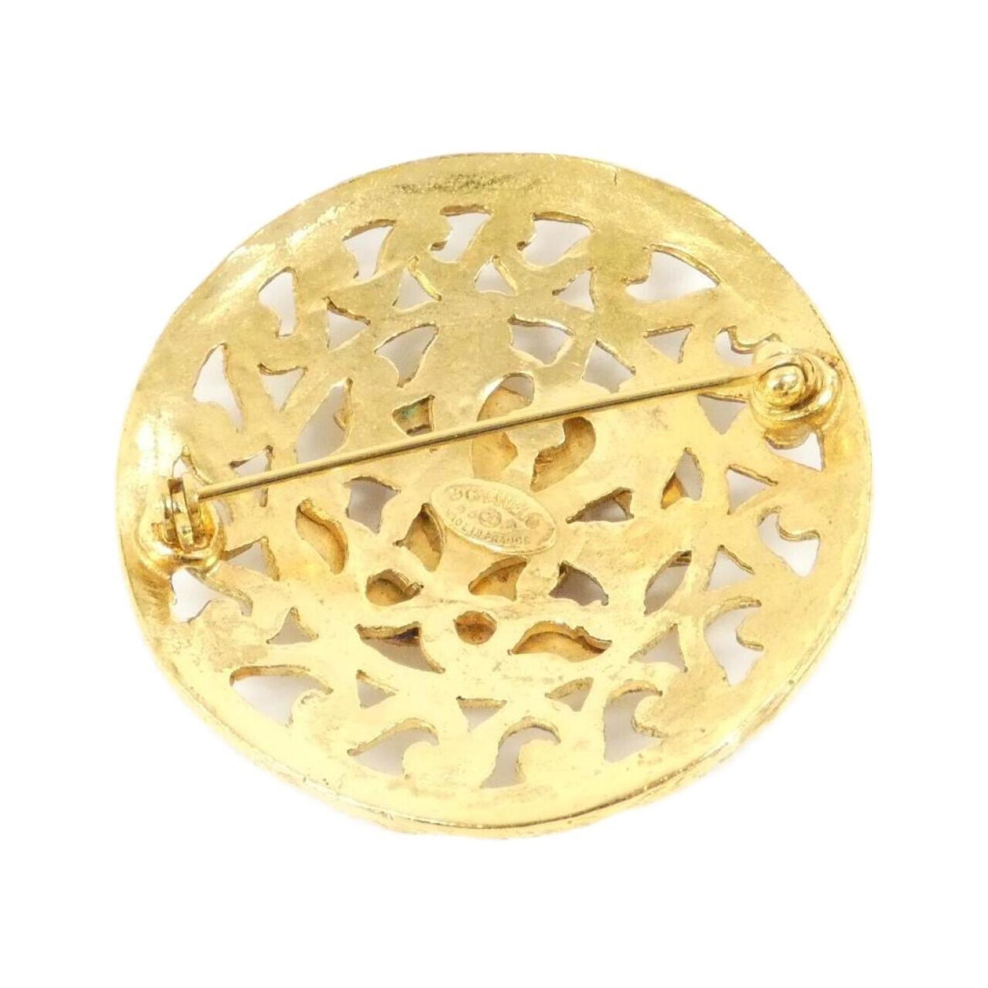 Chanel Broche, Gold, Gold Plated, brooch