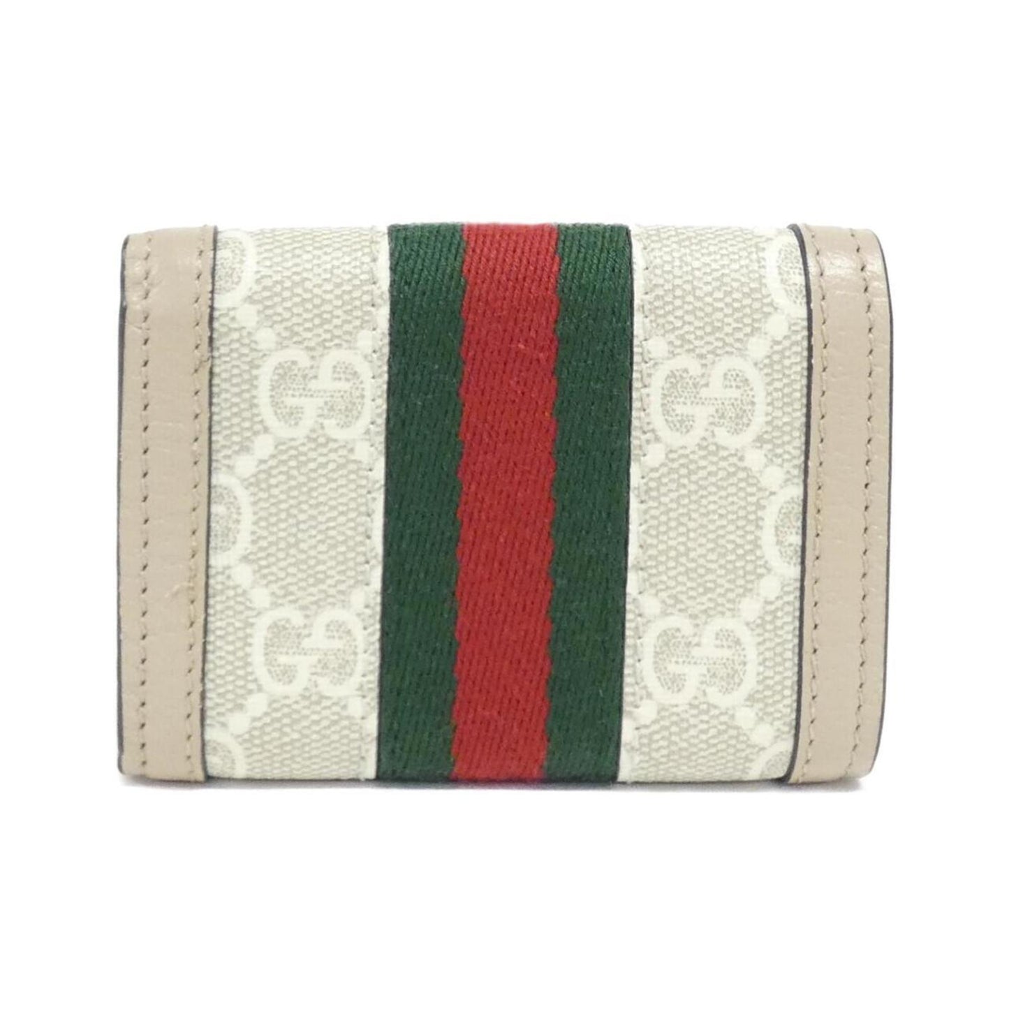 Gucci Ophidia, Beige, Canvas, wallet