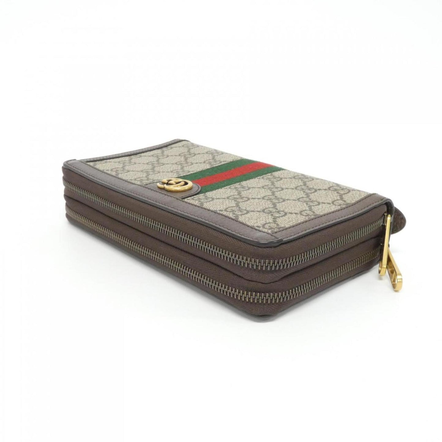 Gucci Ophidia, Beige, Canvas, wallet