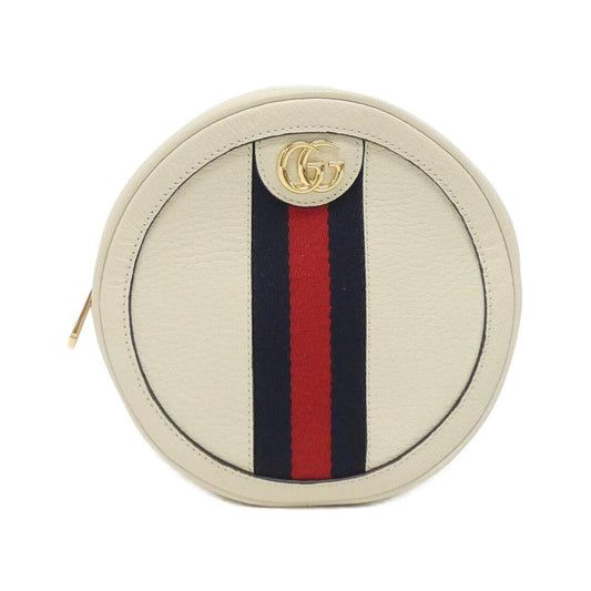 Gucci Ophidia, White, Leather, clutch