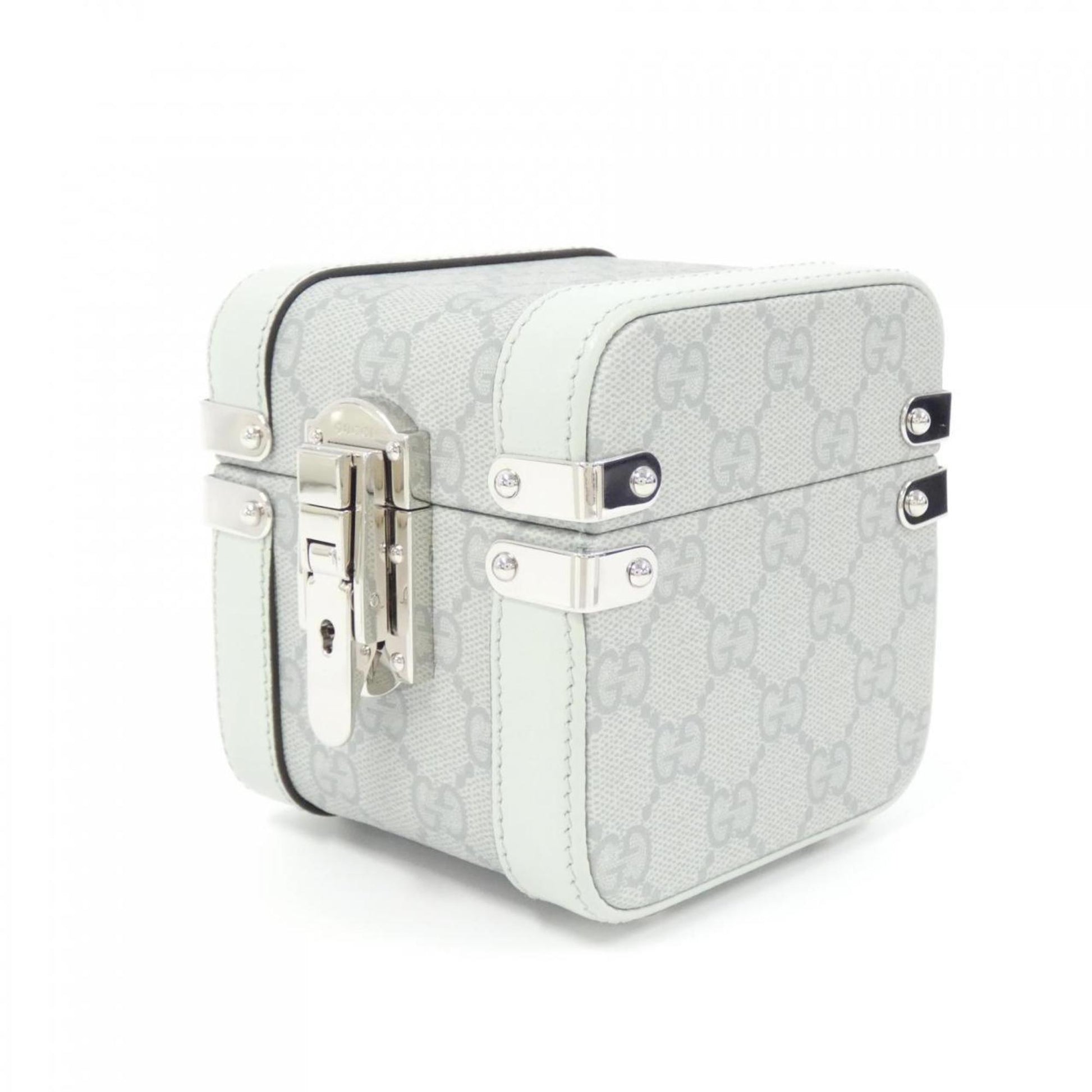 Gucci Cosmetic pouch, Grey, Canvas, clutch