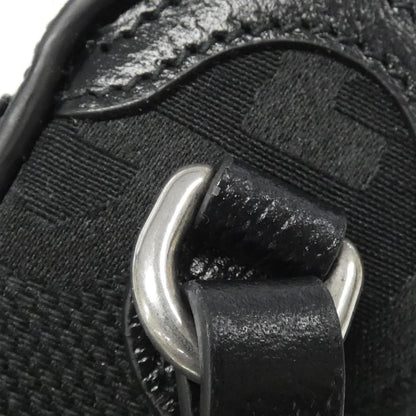 Gucci Horsebit, Black, Canvas, shoulder