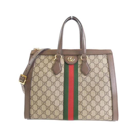 Gucci Ophidia, Beige, Canvas, handbag