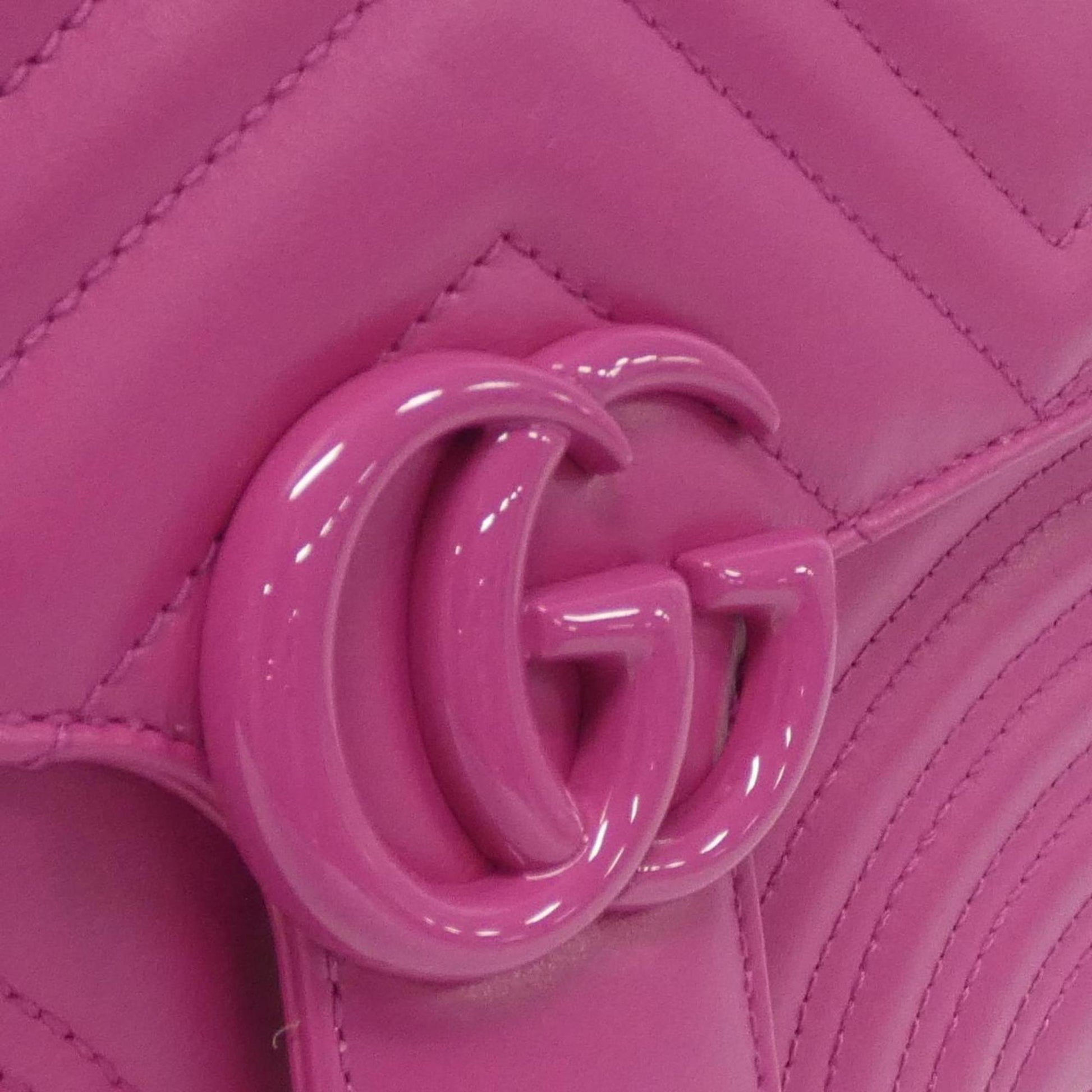 Gucci Marmont, Pink, Leather, handbag