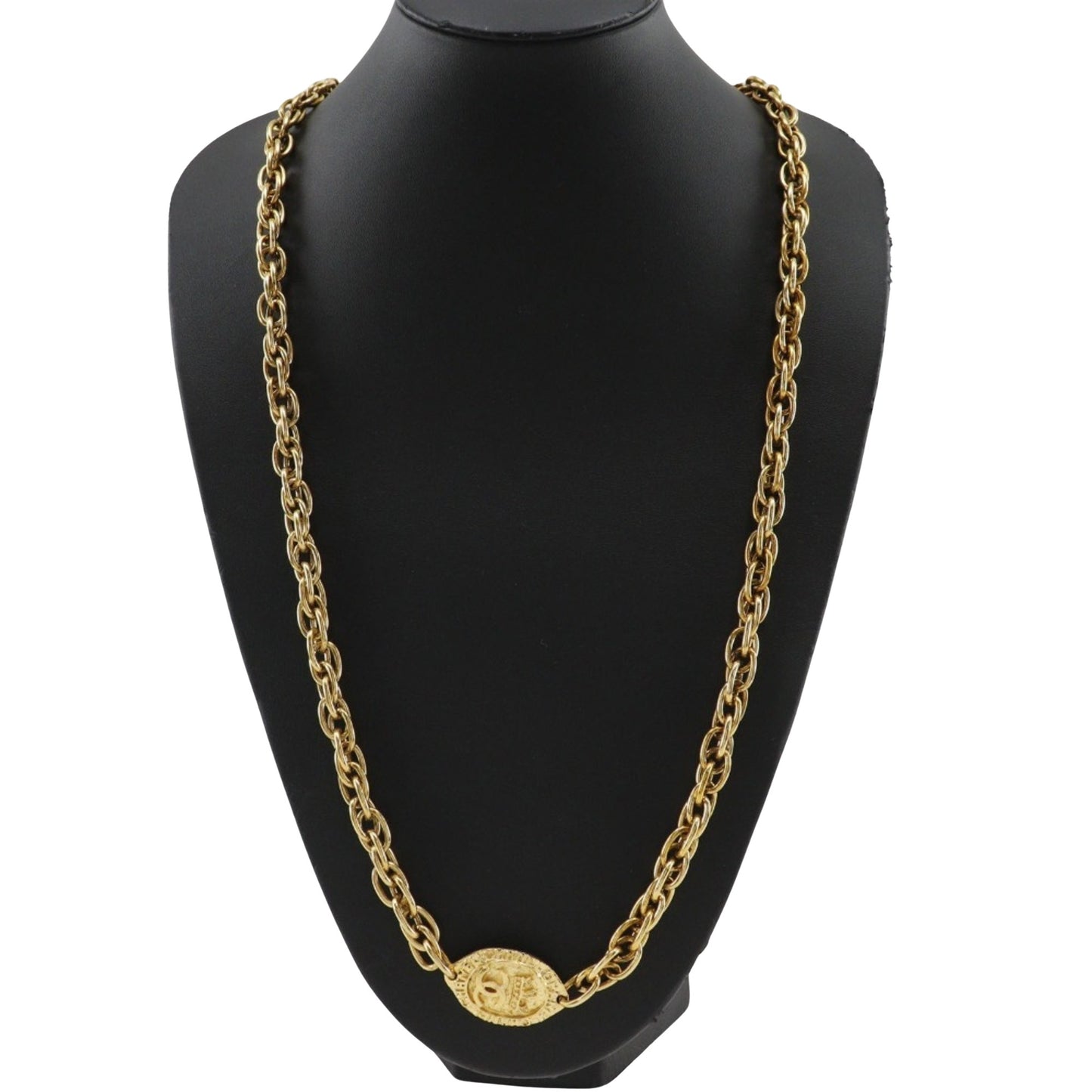 Chanel Coco Mark, Gold, Gold Plated, necklace