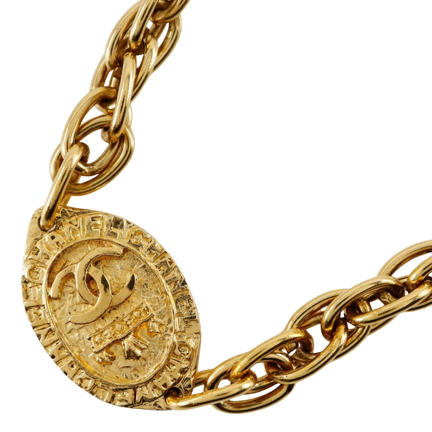 Chanel Coco Mark, Gold, Gold Plated, necklace