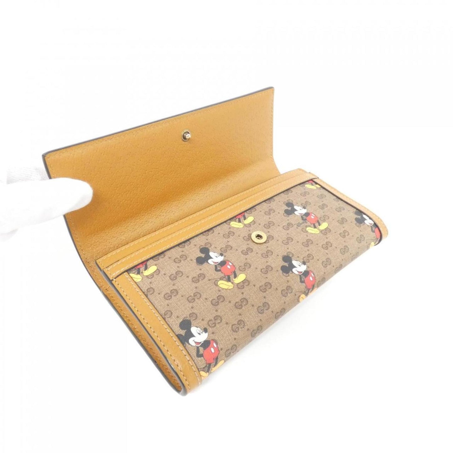 Gucci Disney X Gucci, Brown, Canvas, wallet