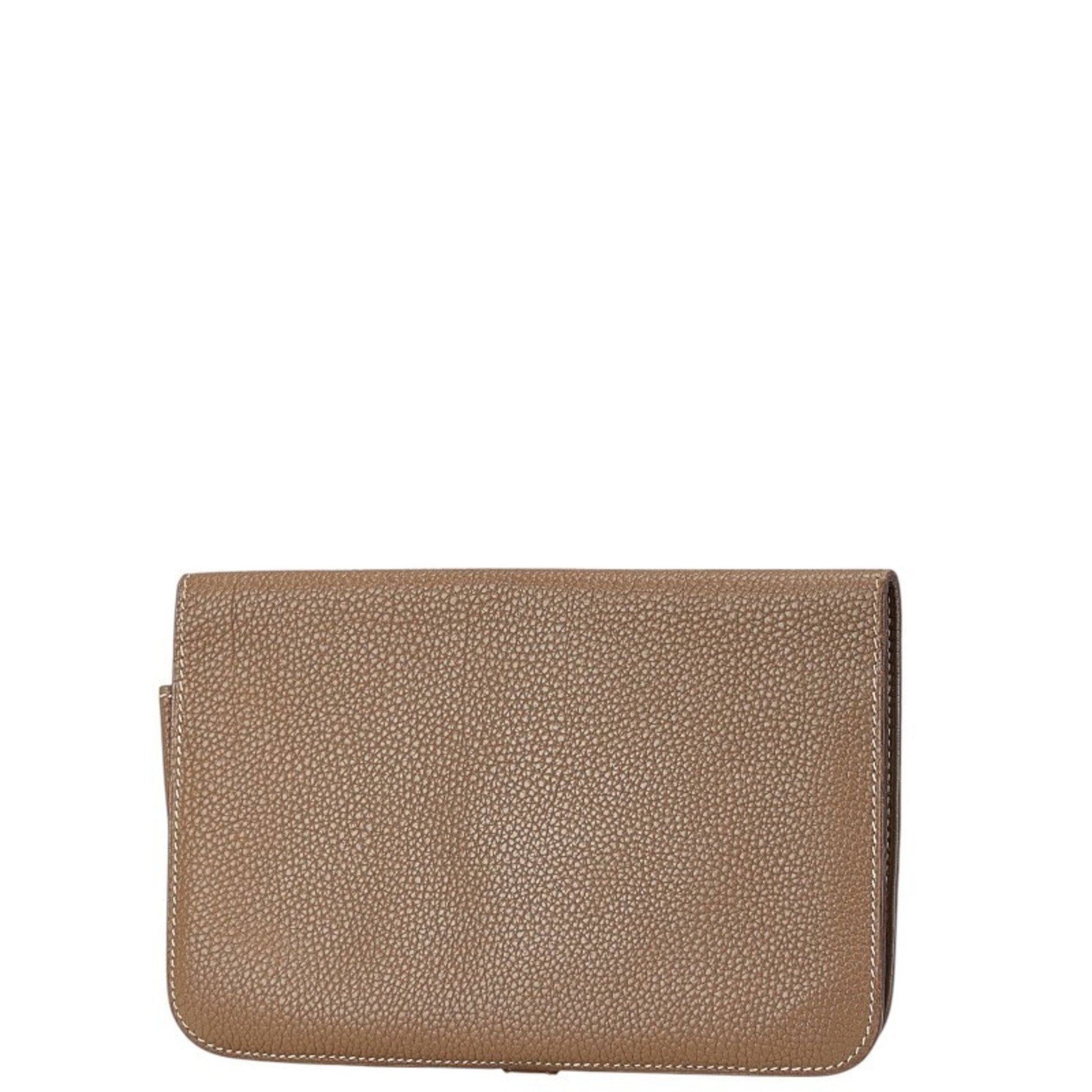 Hermès Dogon, Beige, Leather, wallet