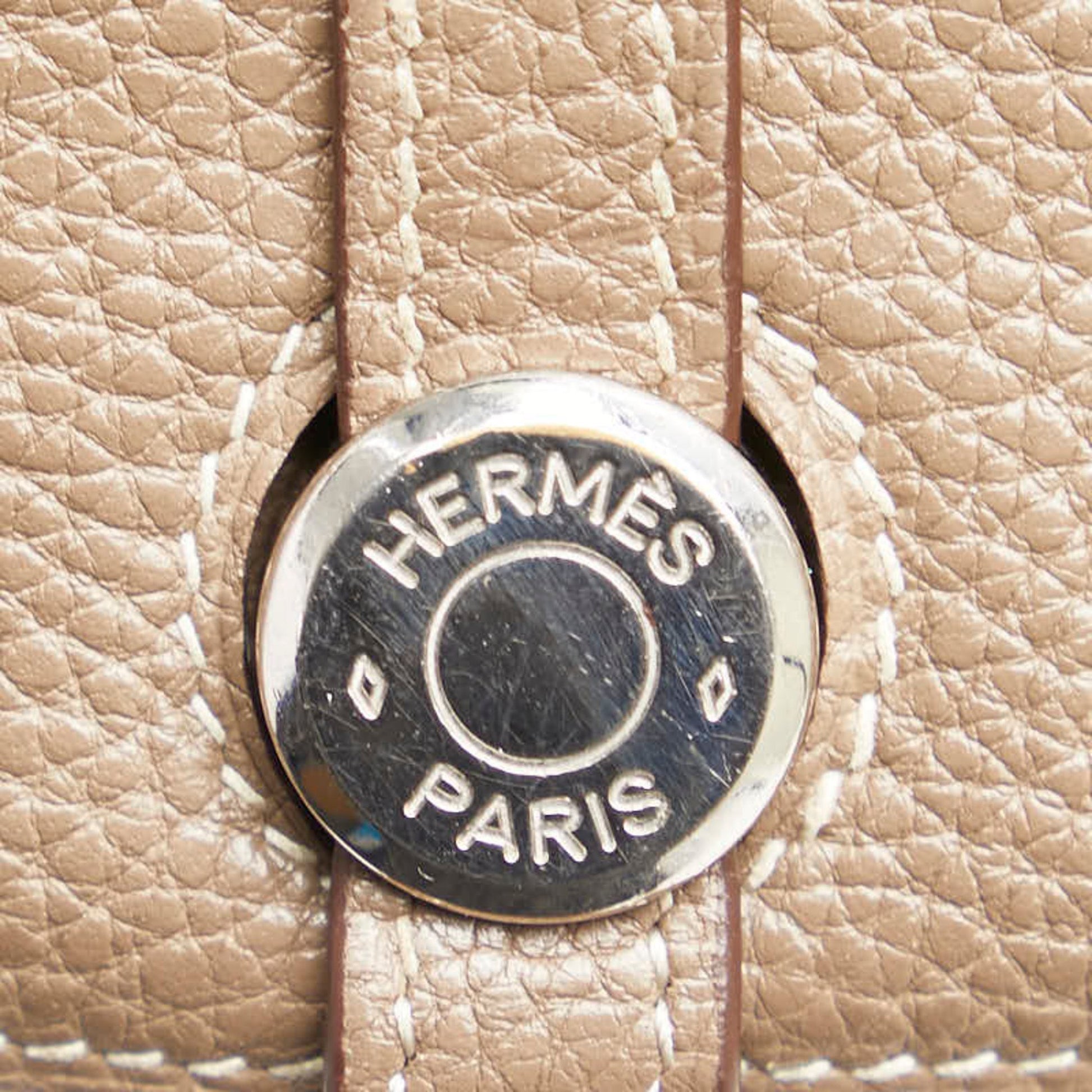 Hermès Dogon, Beige, Leather, wallet